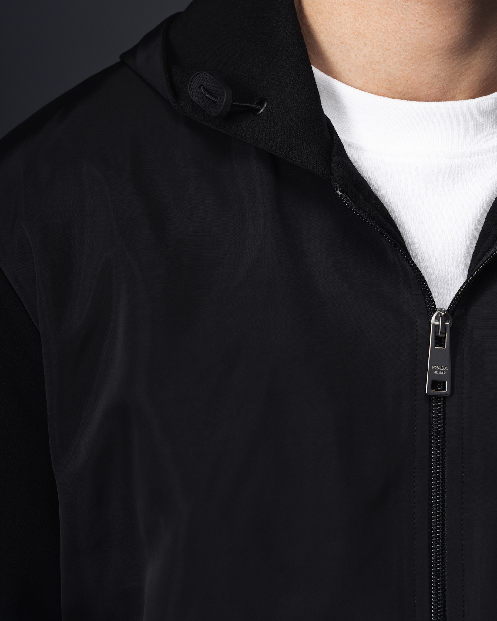 Prada Black Tech Track Suit