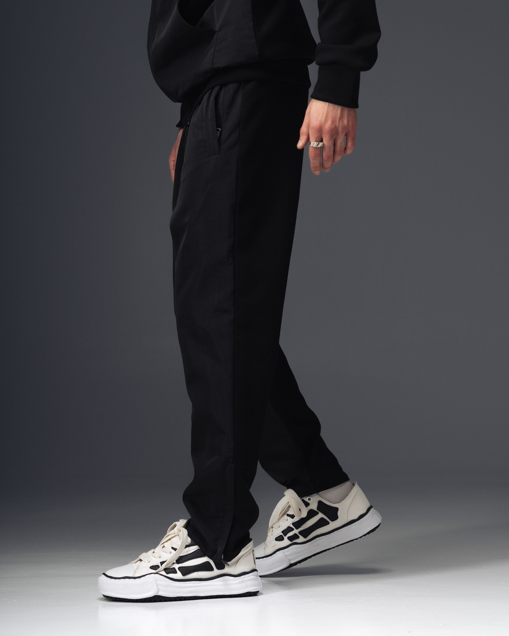 Prada Black Tech Track Suit