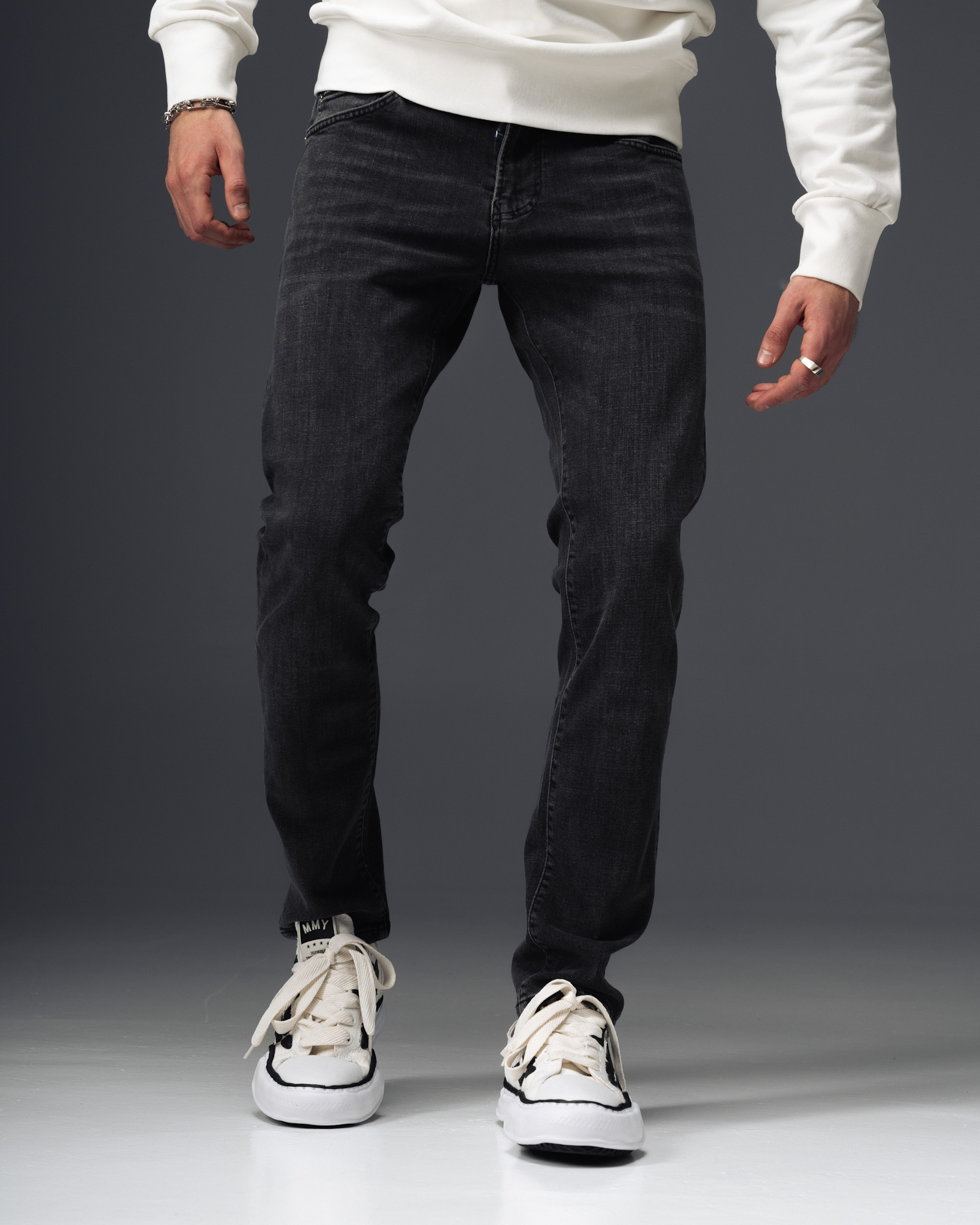 Dolce & Gabbana Milano Dark Grey Regular Fit Jeans