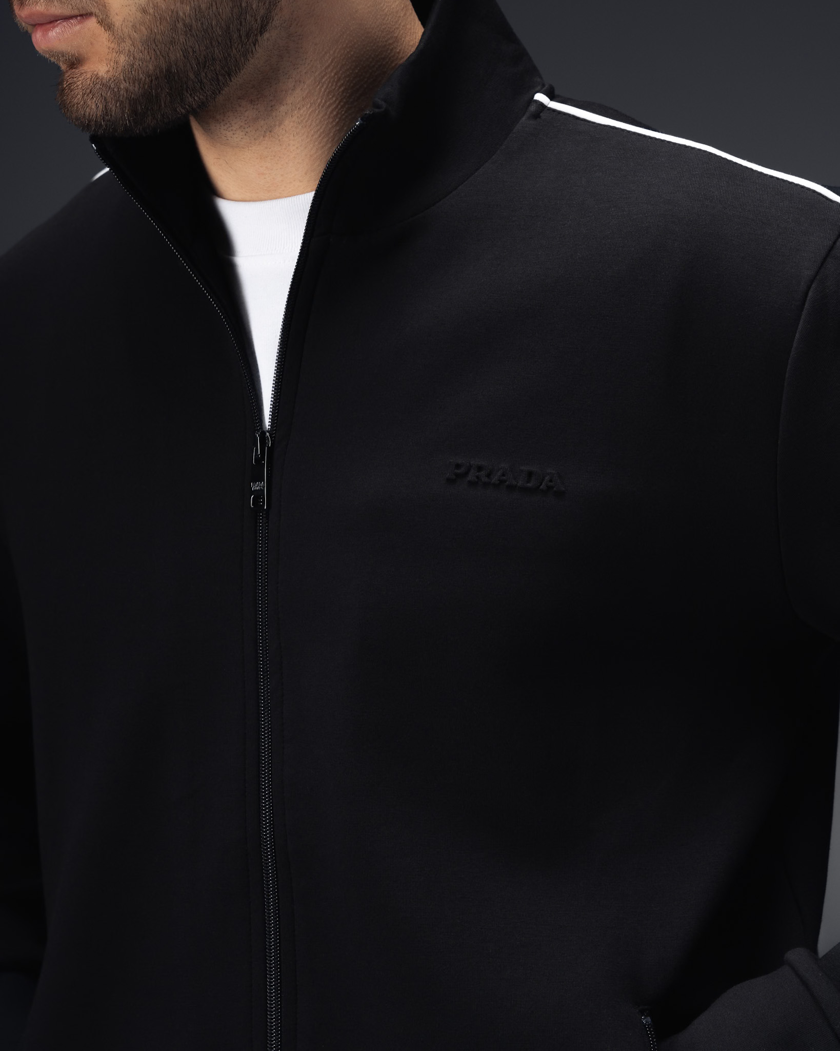 Prada Line Track Suit Black