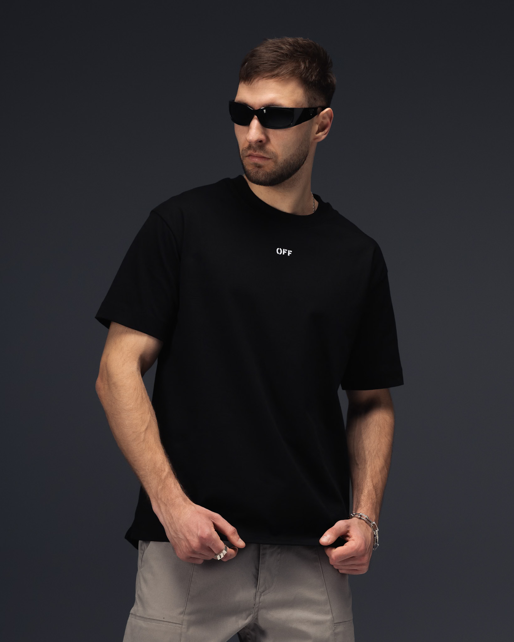 Off-White Monochrome Arrow T-Shirt