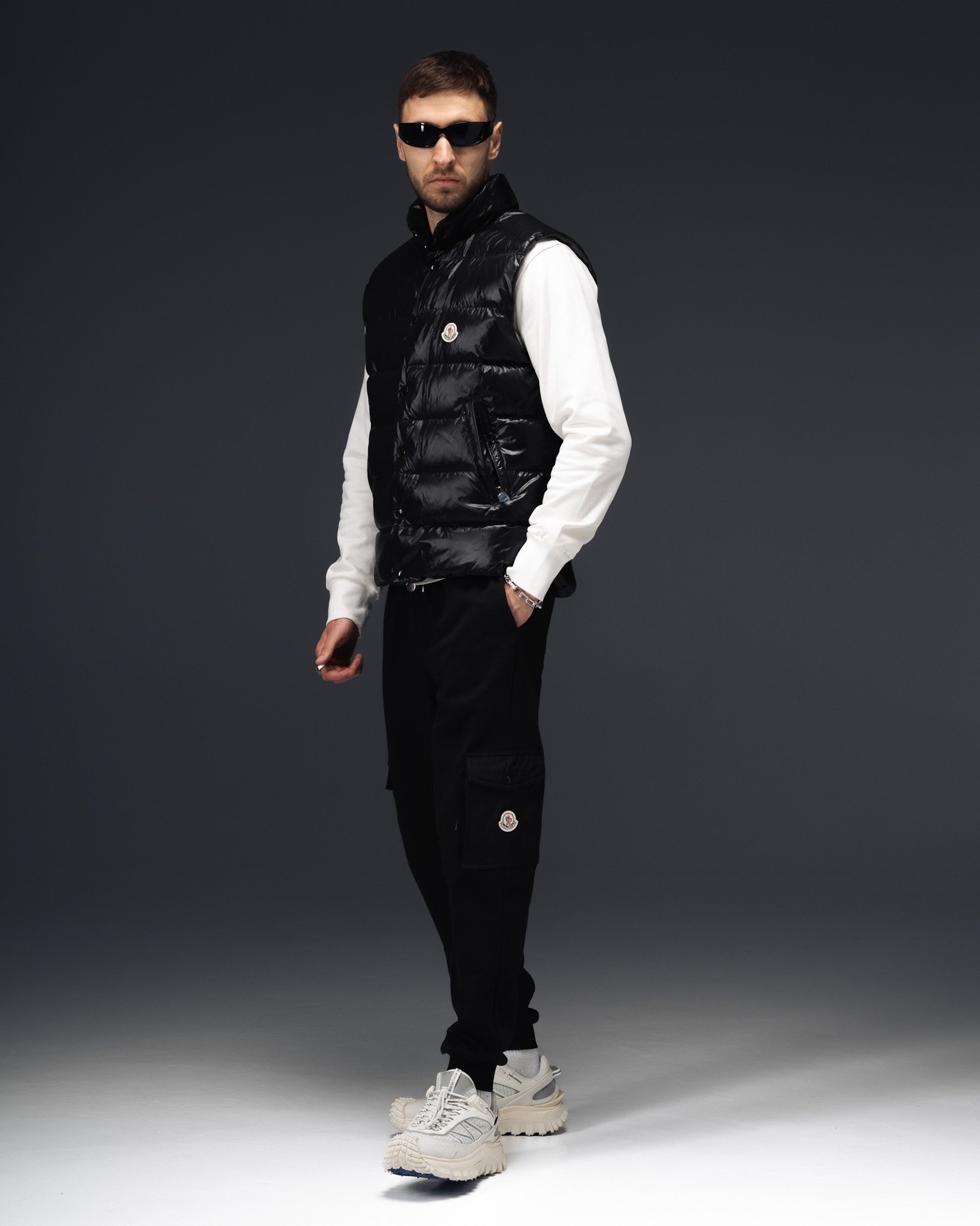 Moncler Down Vest Black