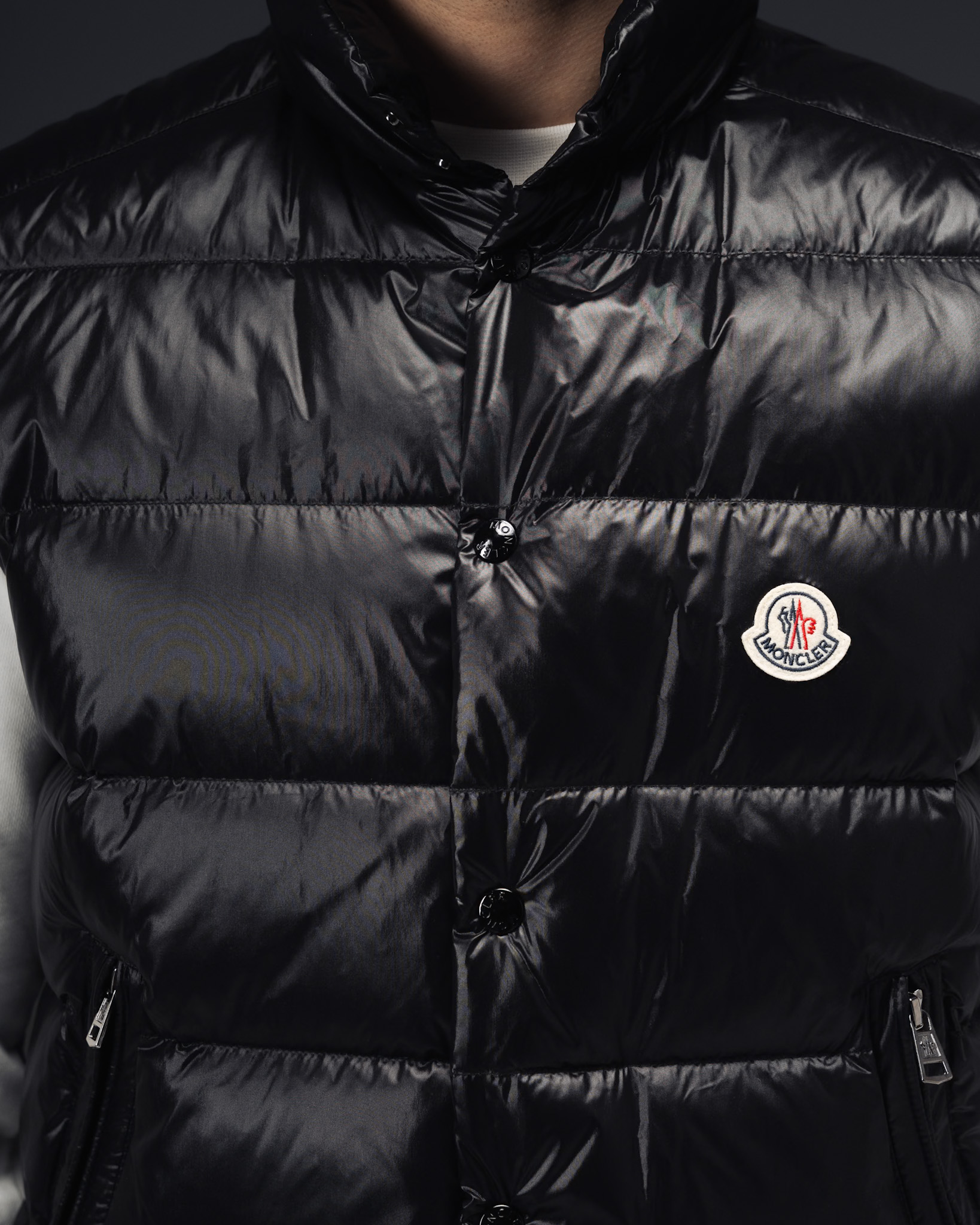 Moncler Down Vest Black