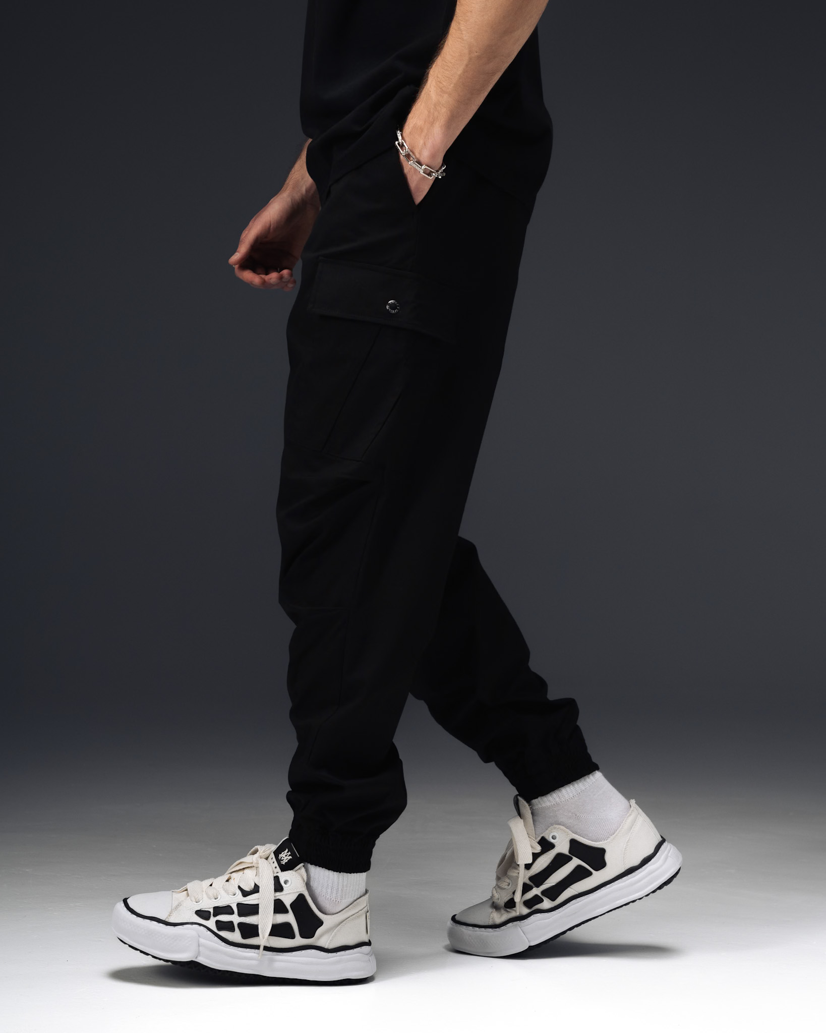 Dolce & Gabbana Milano Black Cargo Pants