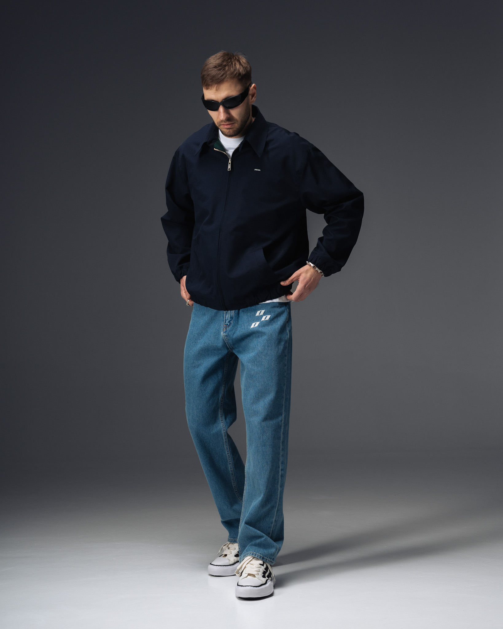 Prada Midnight Blue Zip Jacket