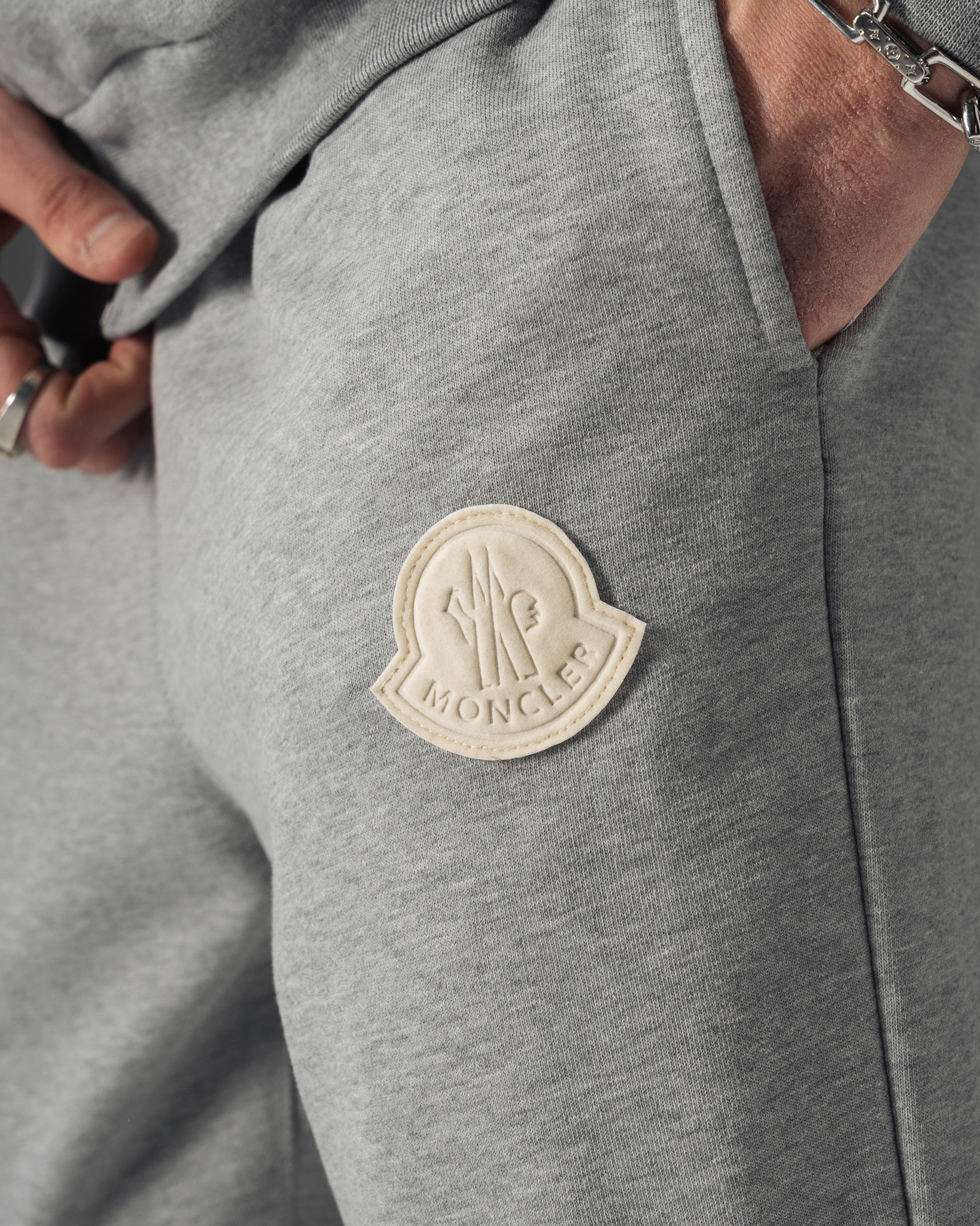 Moncler Icon Grey Zip Tracksuit