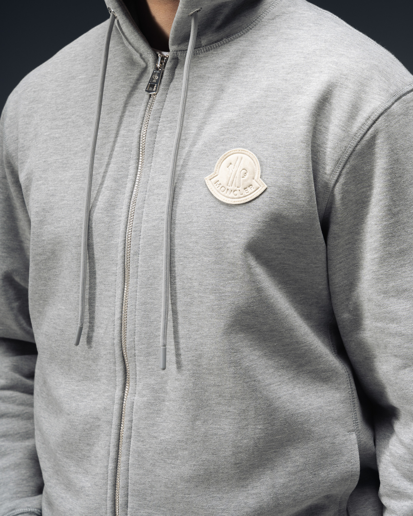 Moncler Icon Grey Zip Tracksuit