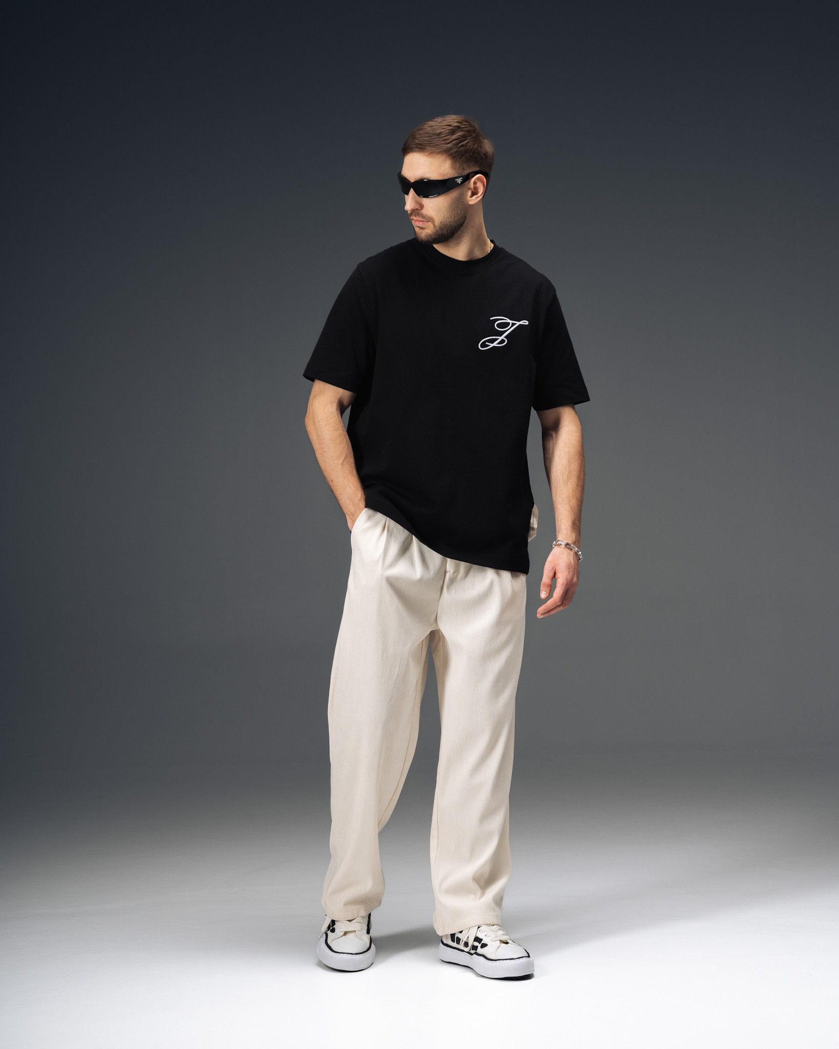 Jacquemus Signature Script Black T-Shirt