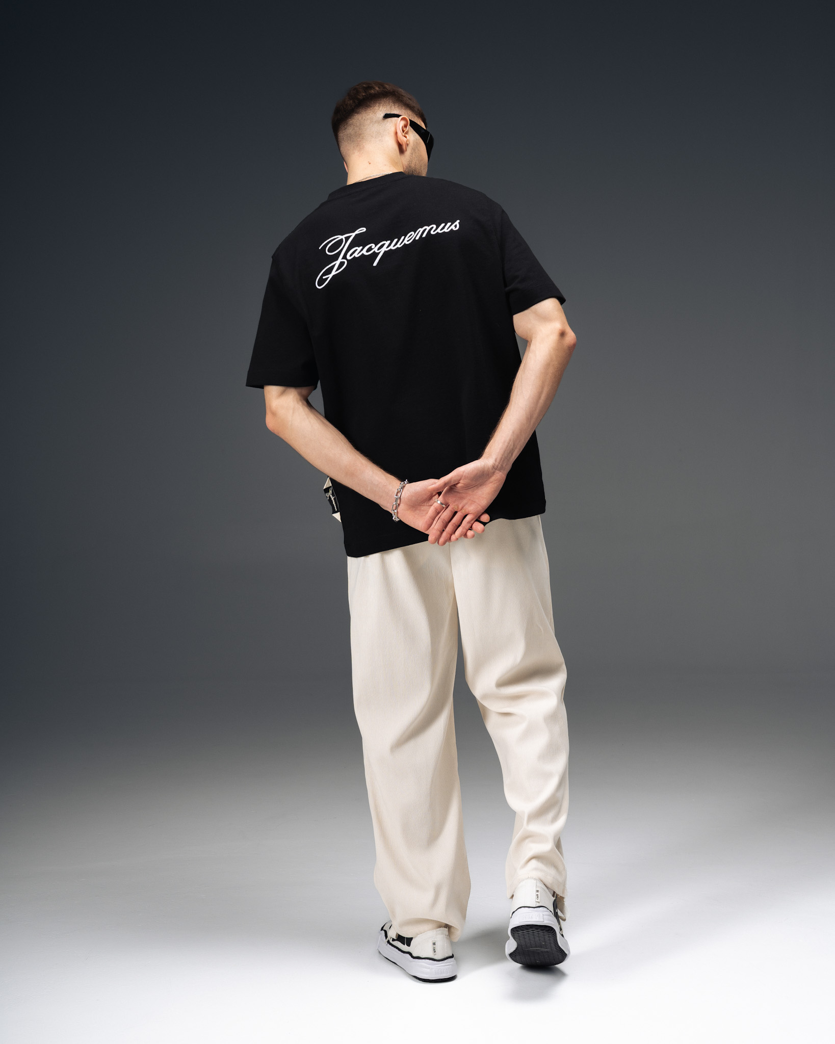 Jacquemus Signature Script Black T-Shirt