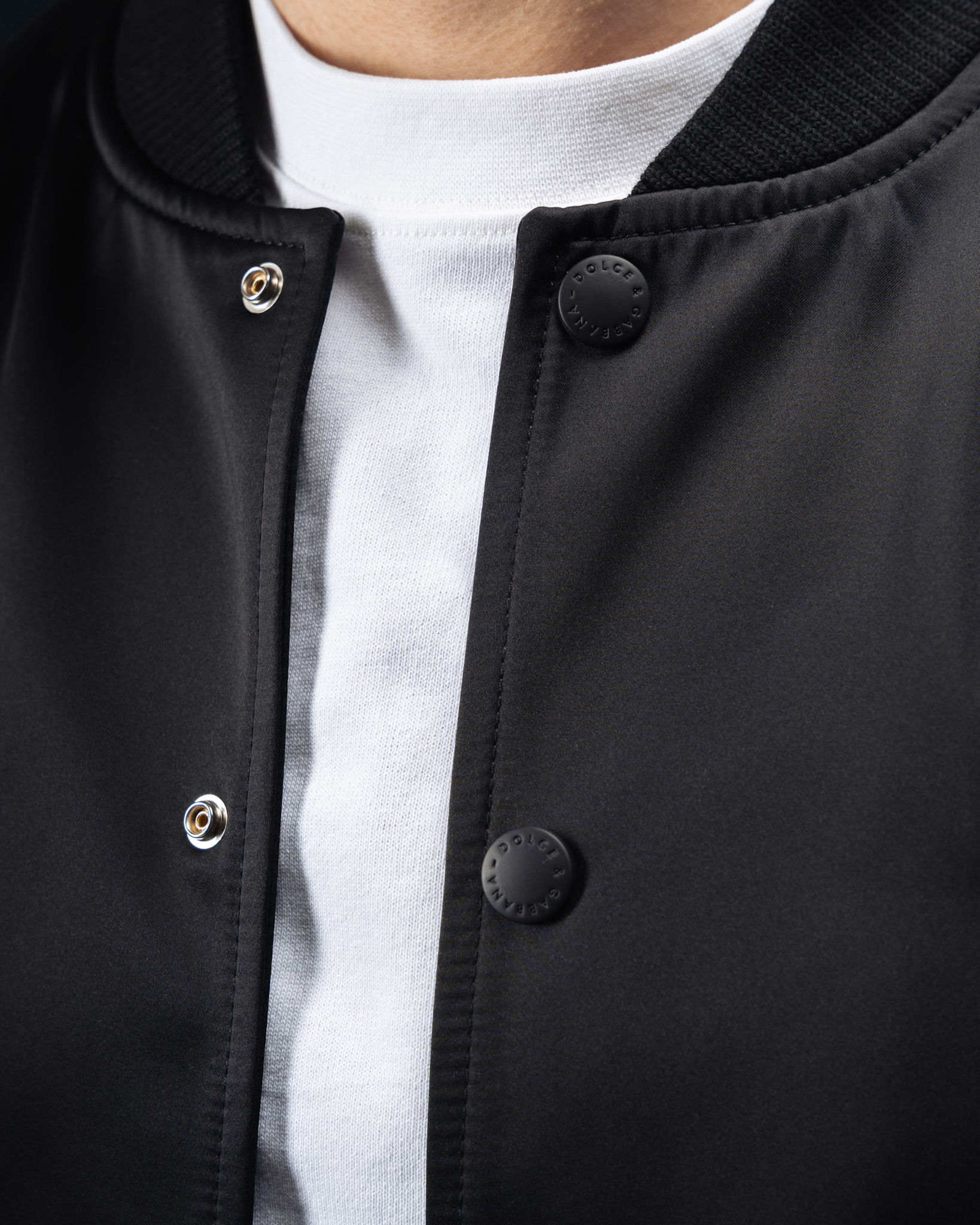 Dolce & Gabbana Black Signature Milano Bomber Jacket