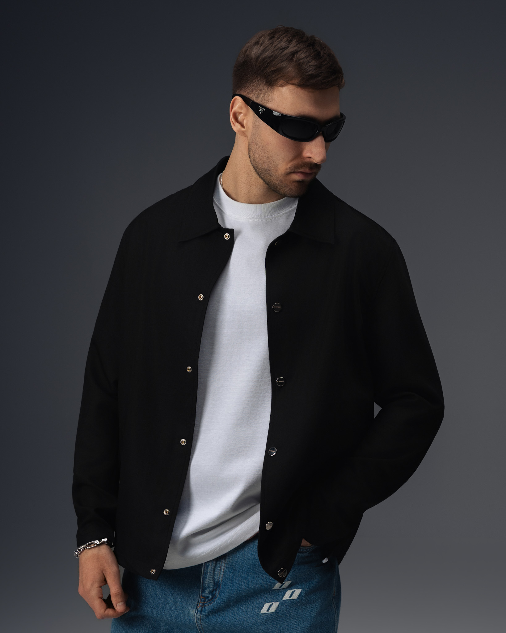 Jil Sander Minimal Back Logo Shirt