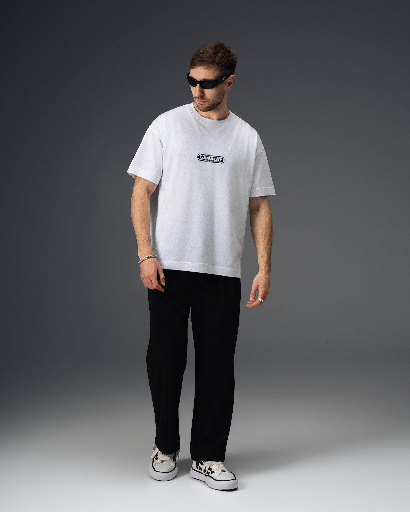 Givenchy Minimal Logo Oversize T-Shirt White