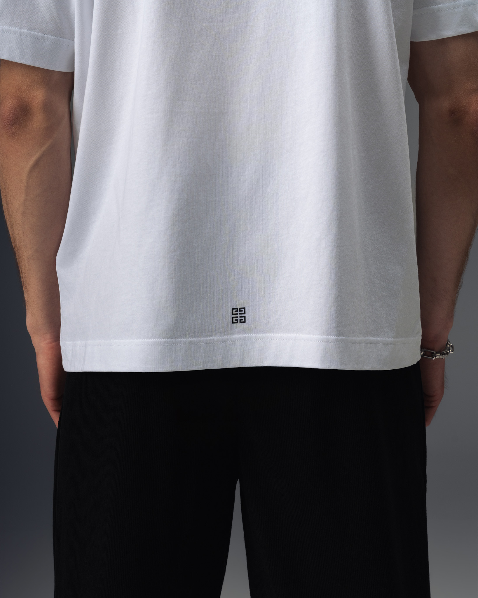Givenchy Minimal Logo Oversize T-Shirt White