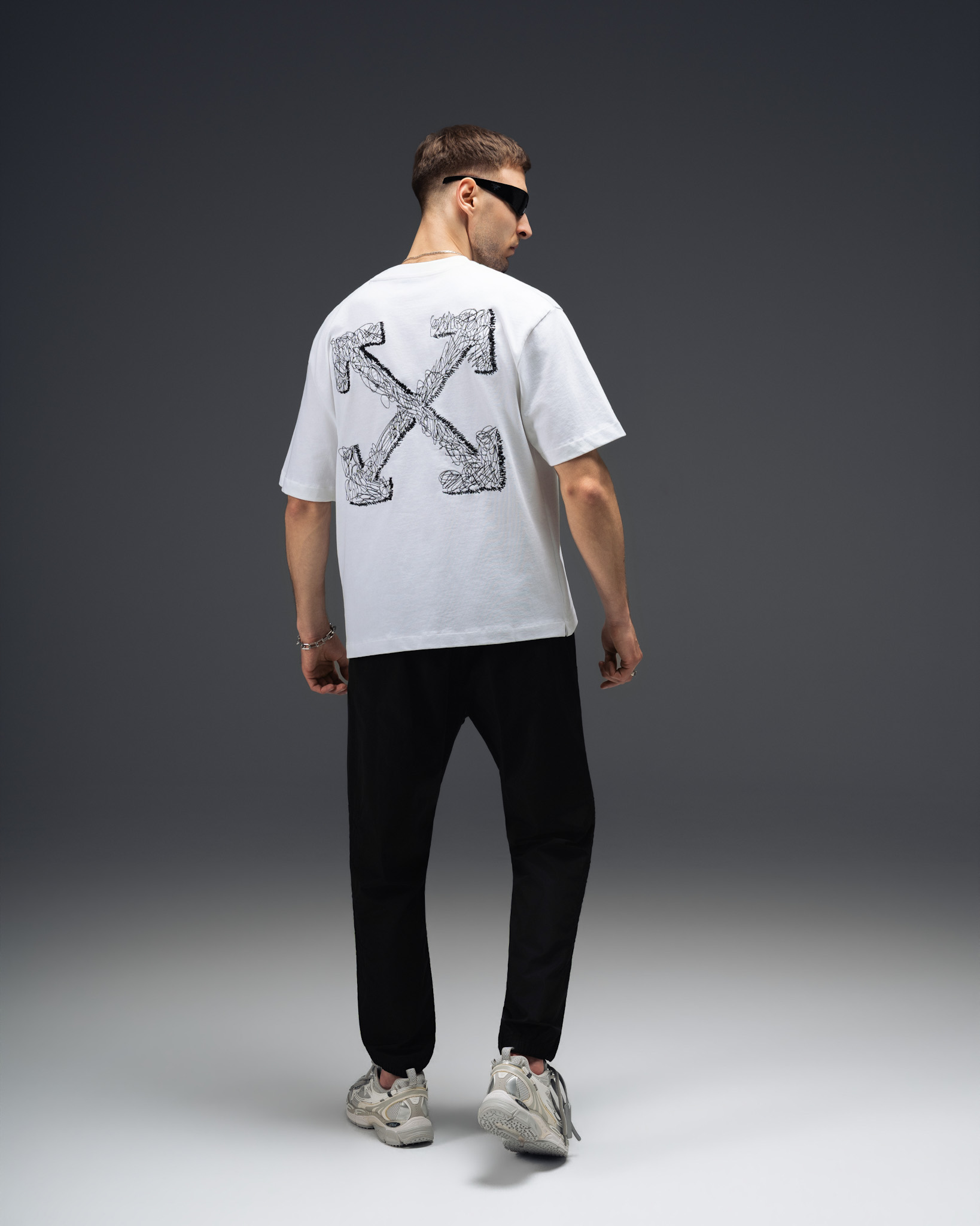 Off-White Sketch Arrows Logo T-Shirt