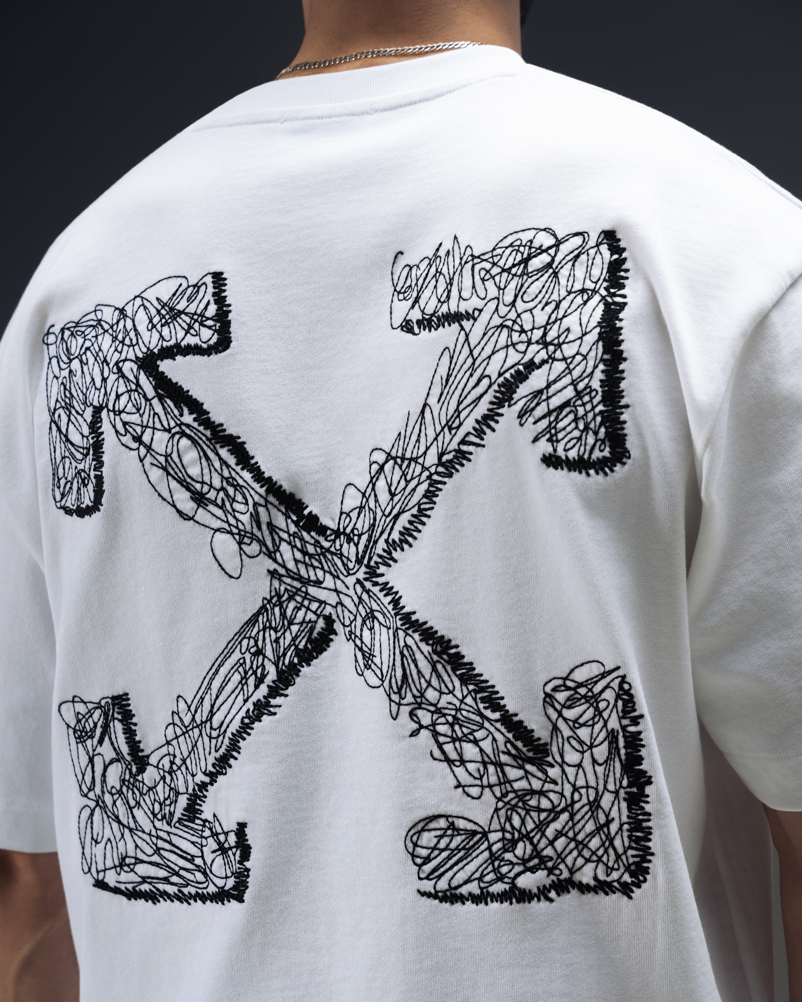 Off-White Sketch Arrows Logo T-Shirt