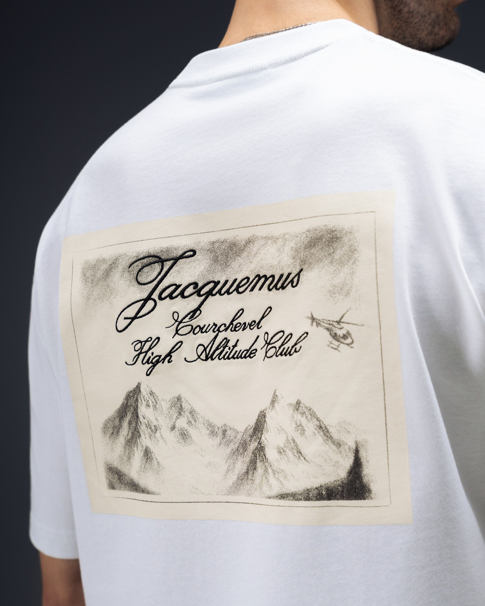 Jacquemus Courchevel Graphic T-Shirt White