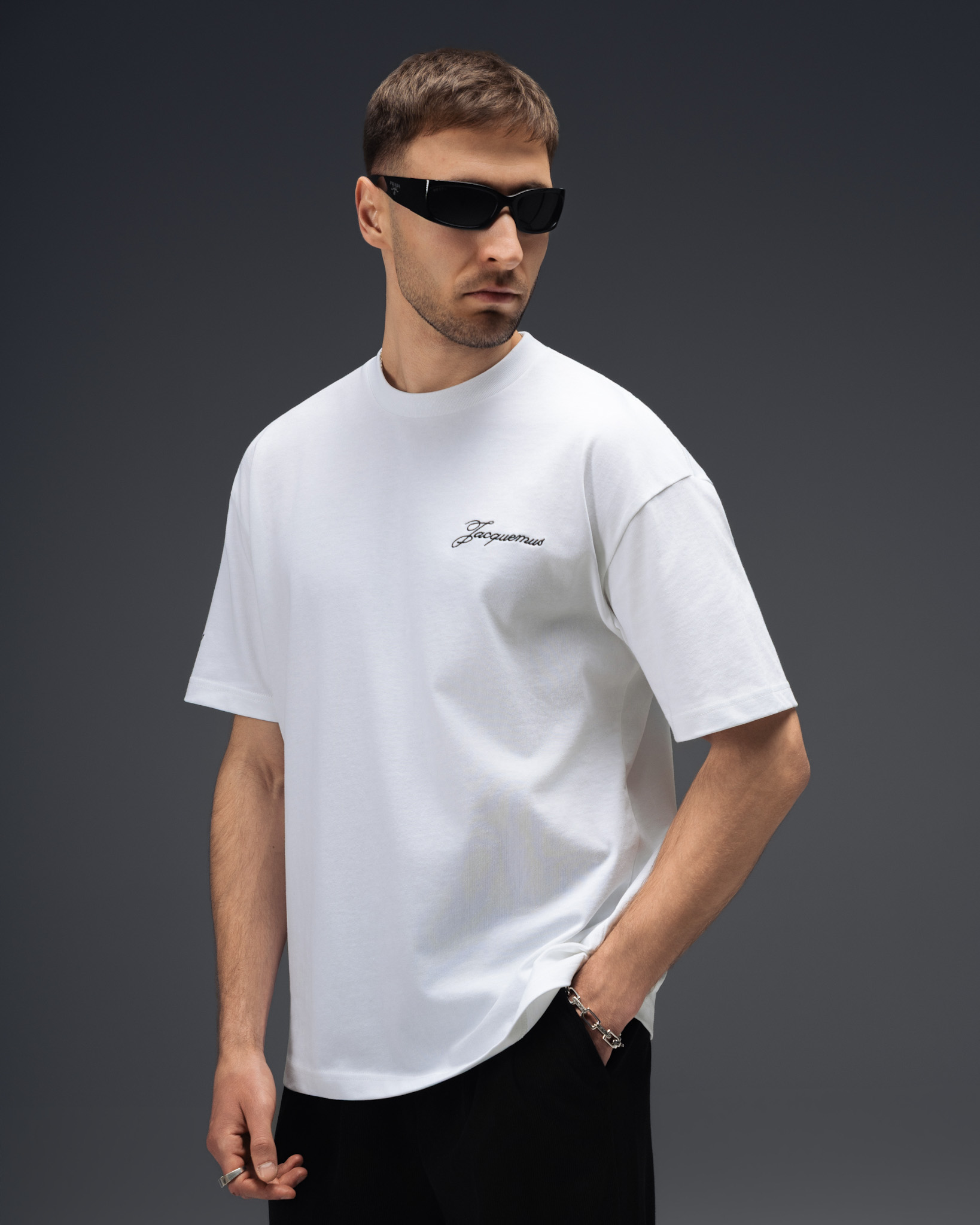 Jacquemus Courchevel Graphic T-Shirt White