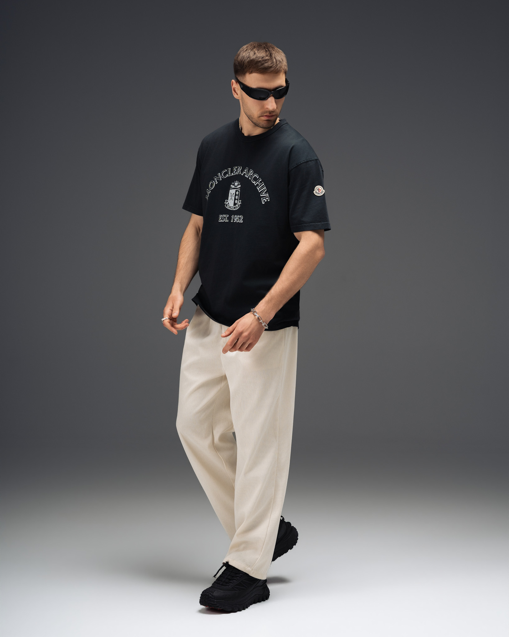 Moncler Archive T-Shirt Grey