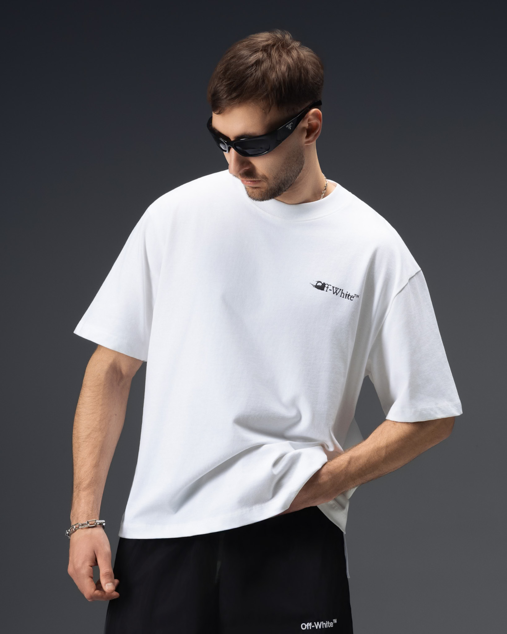 Off-White Iconic Arrow Back Logo T-Shirt White