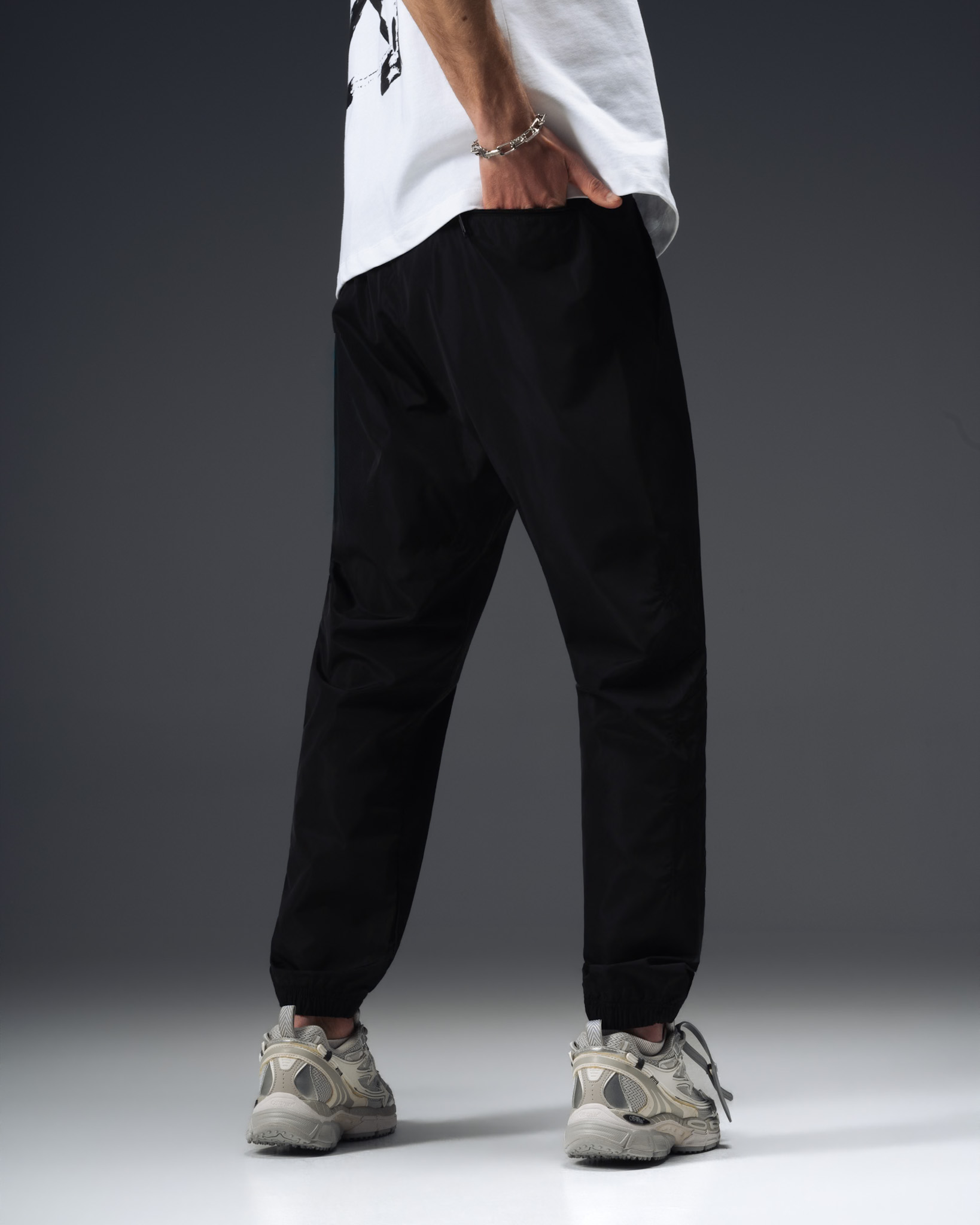 Off-White Nylon Pants – Technical Black Edition