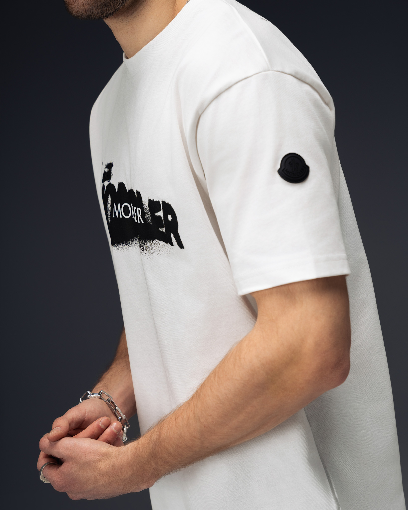 Moncler Shadow Spray Logo T-Shirt