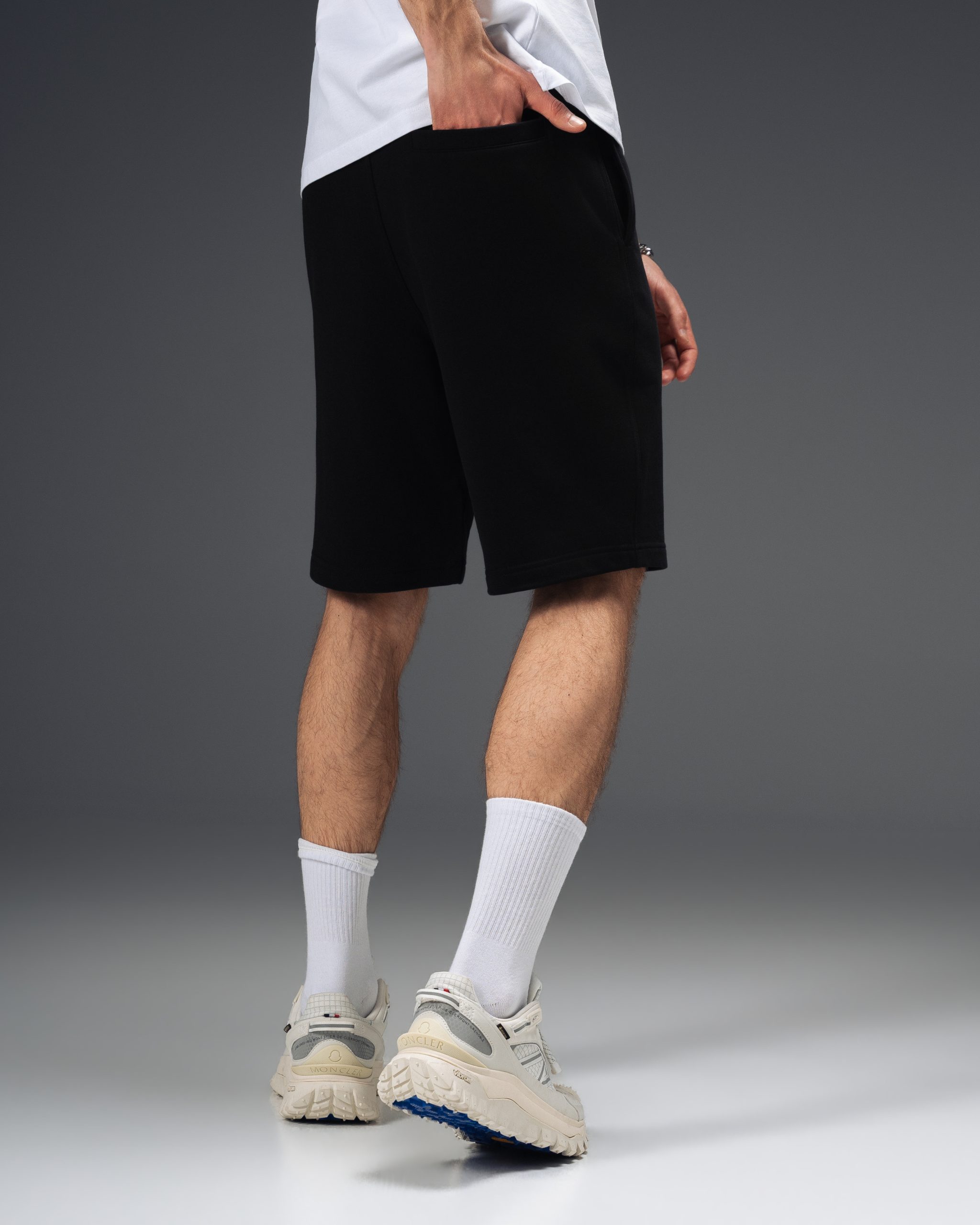 Burberry Shadow Crest Cotton Shorts