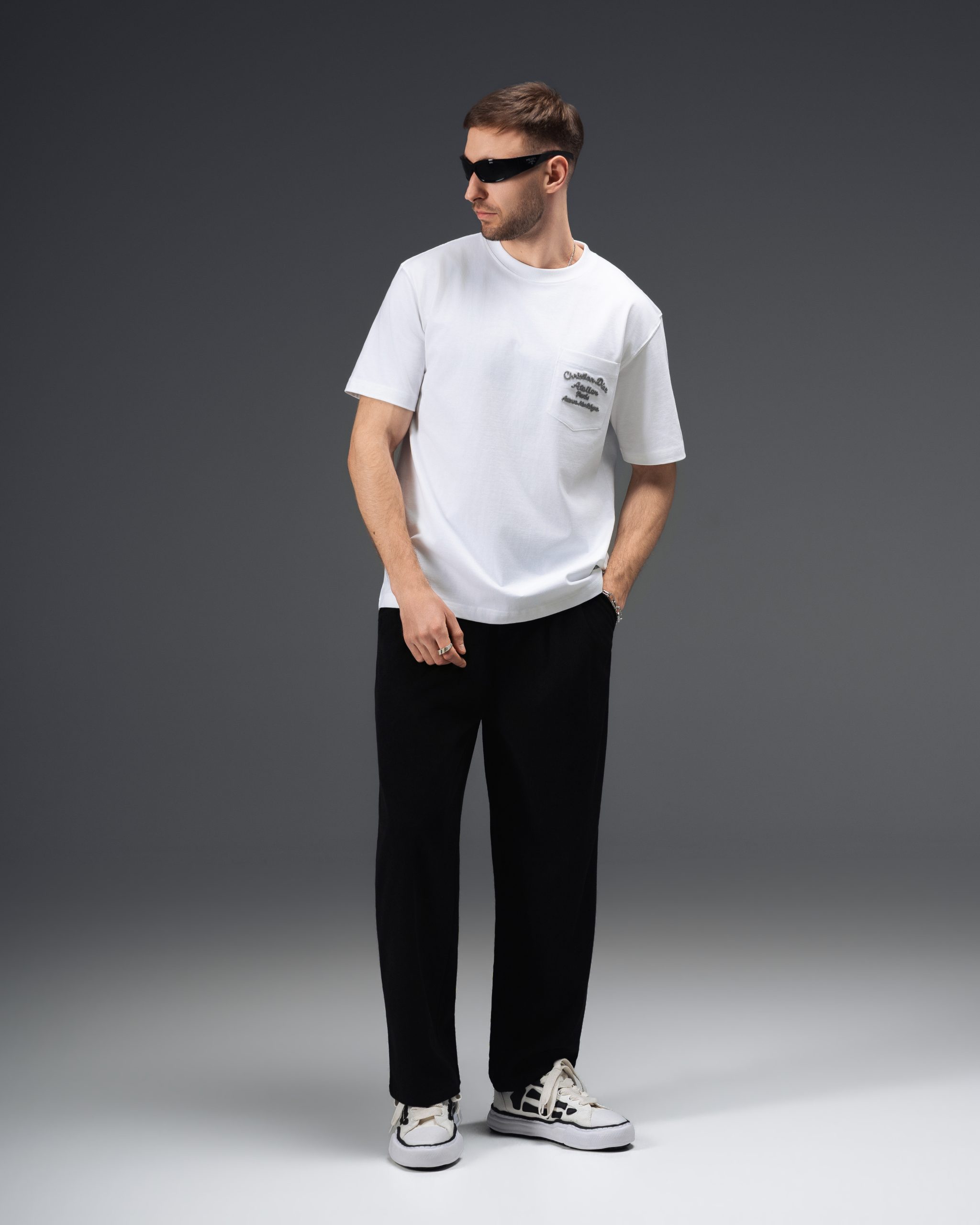 Christian Dior Atelier Paris Signature Pocket T-Shirt