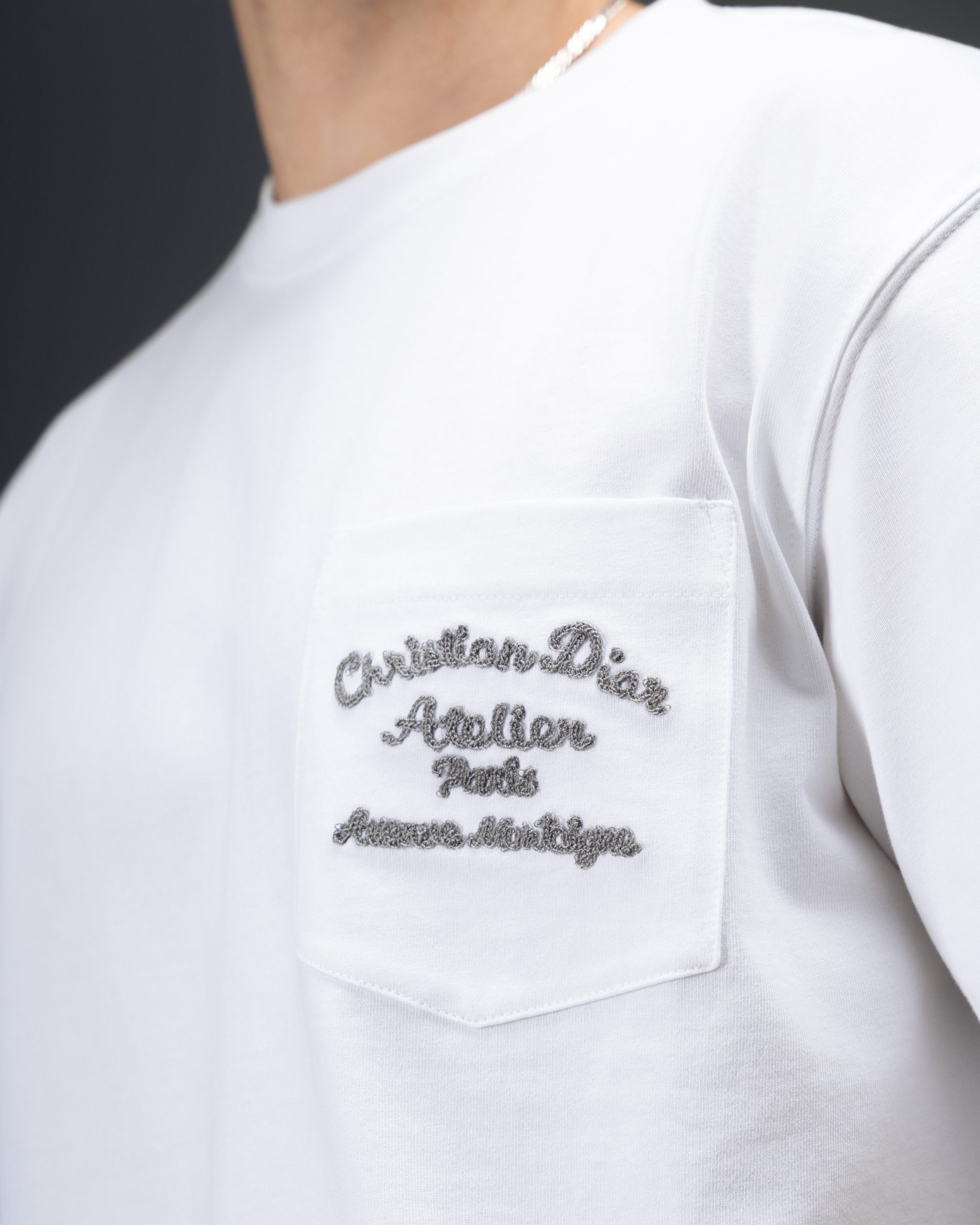 Christian Dior Atelier Paris Signature Pocket T-Shirt