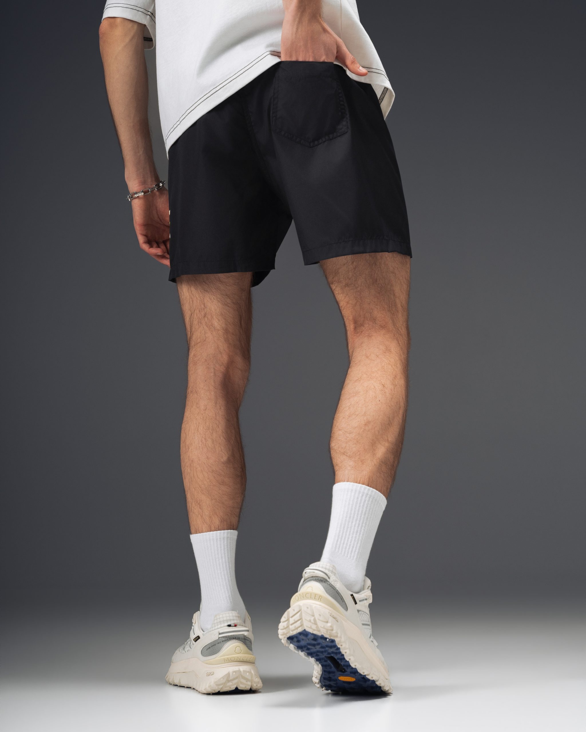 Balmain Paris Classic Logo Beach Shorts