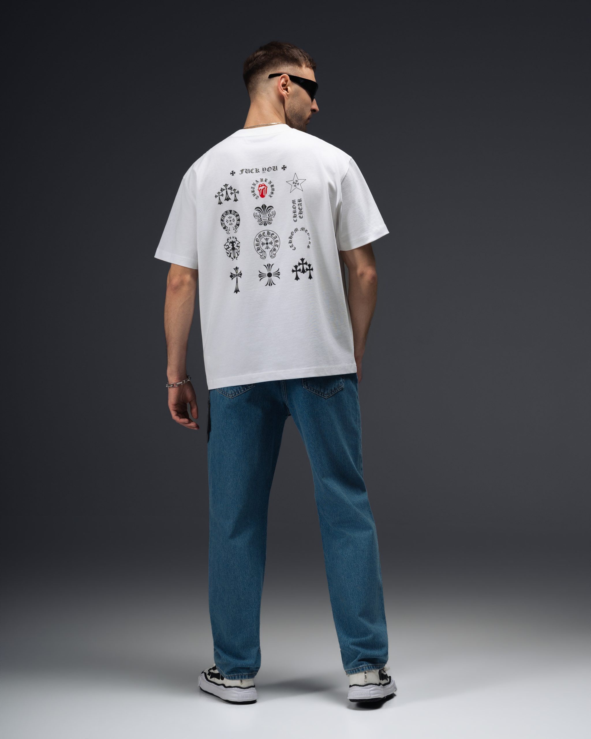 Chrome Hearts Multi Logo White T-Shirt