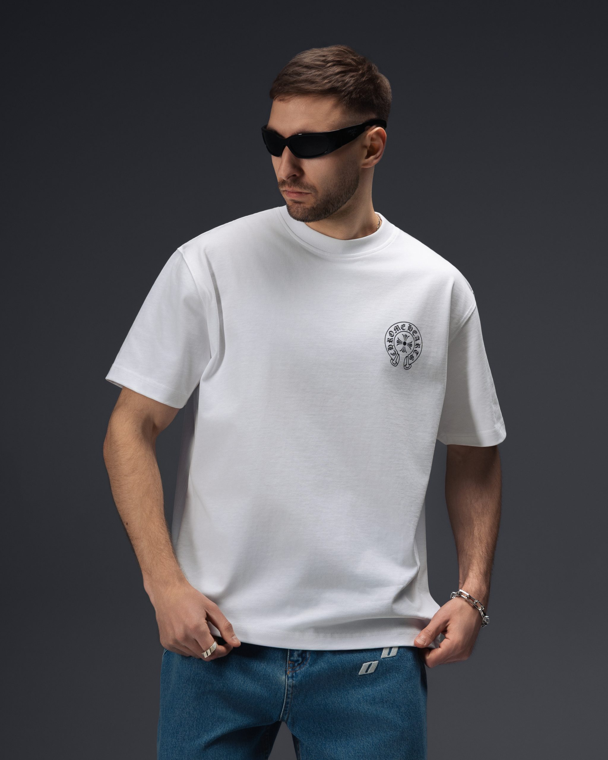 Chrome Hearts Multi Logo White T-Shirt