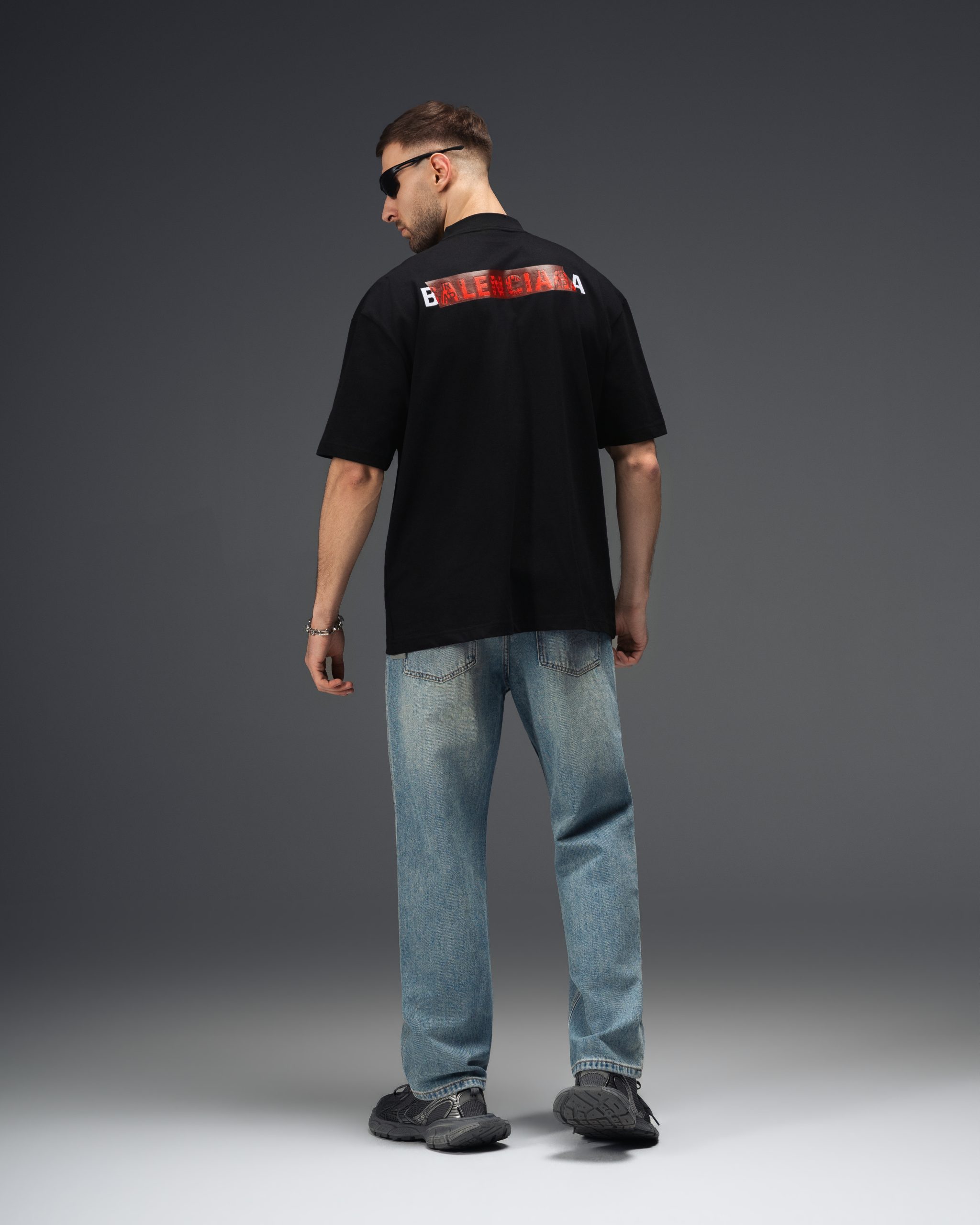 Balenciaga Red Archive Oversize  T-Shirt