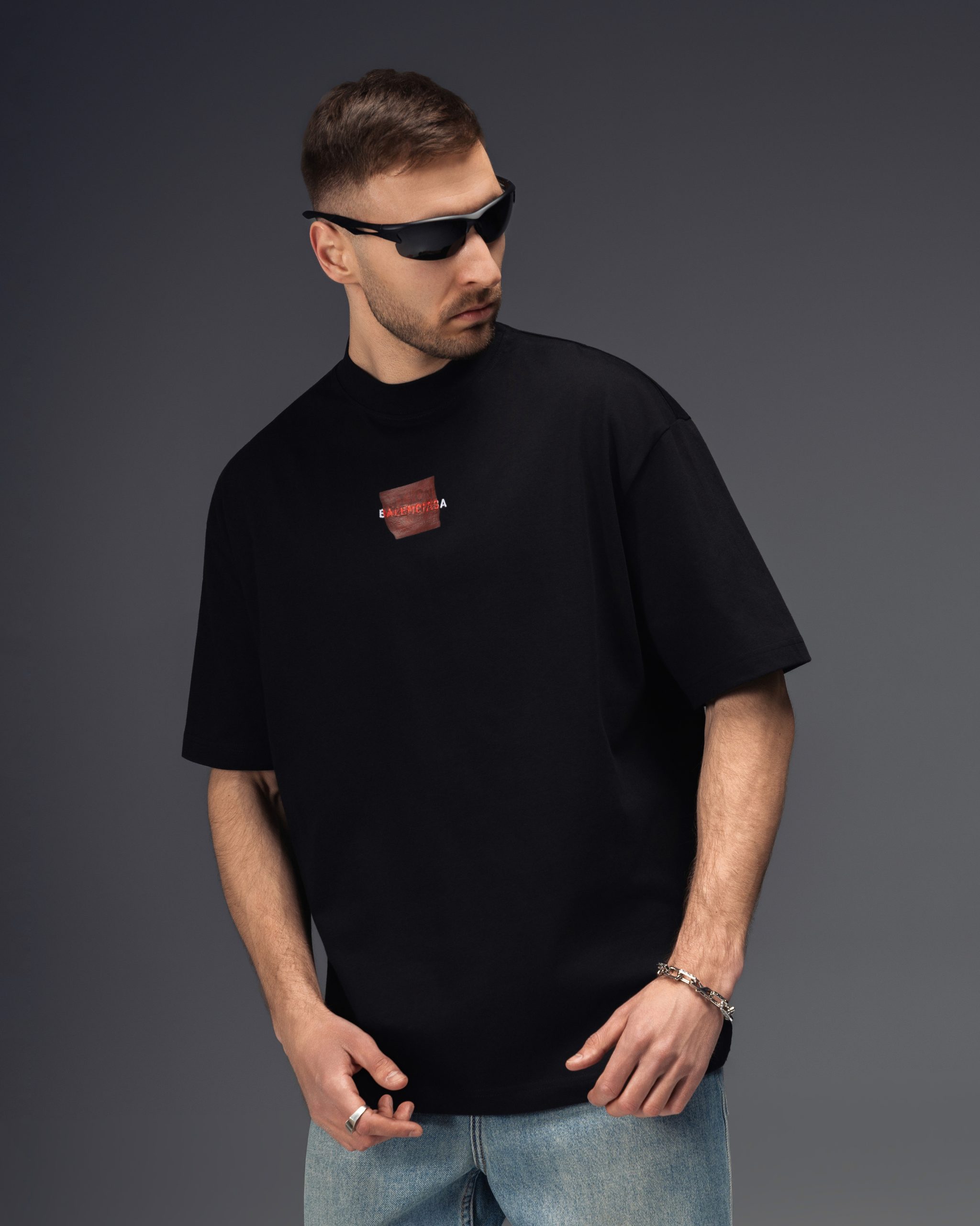 Balenciaga Red Archive Oversize  T-Shirt