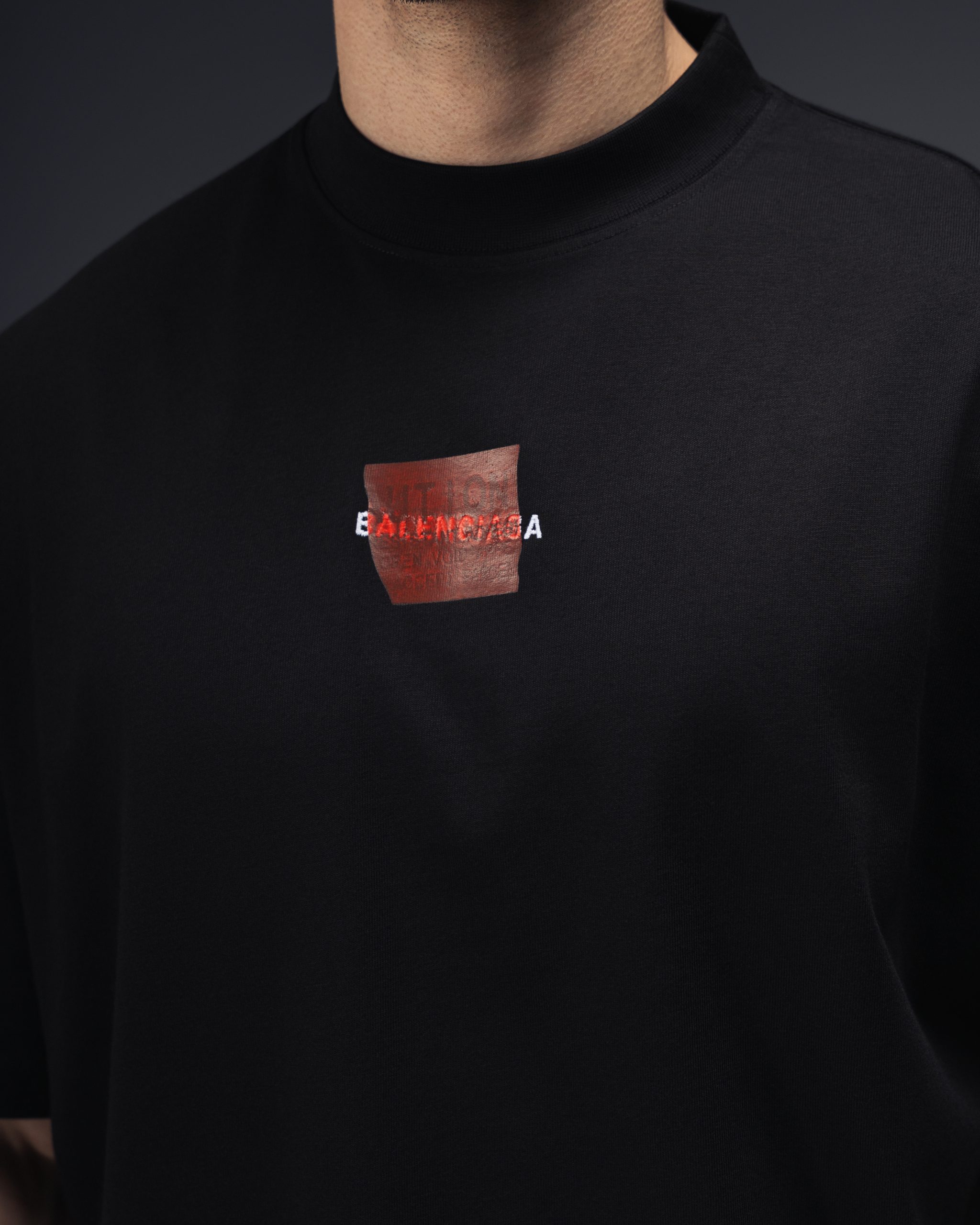Balenciaga Red Archive Oversize  T-Shirt