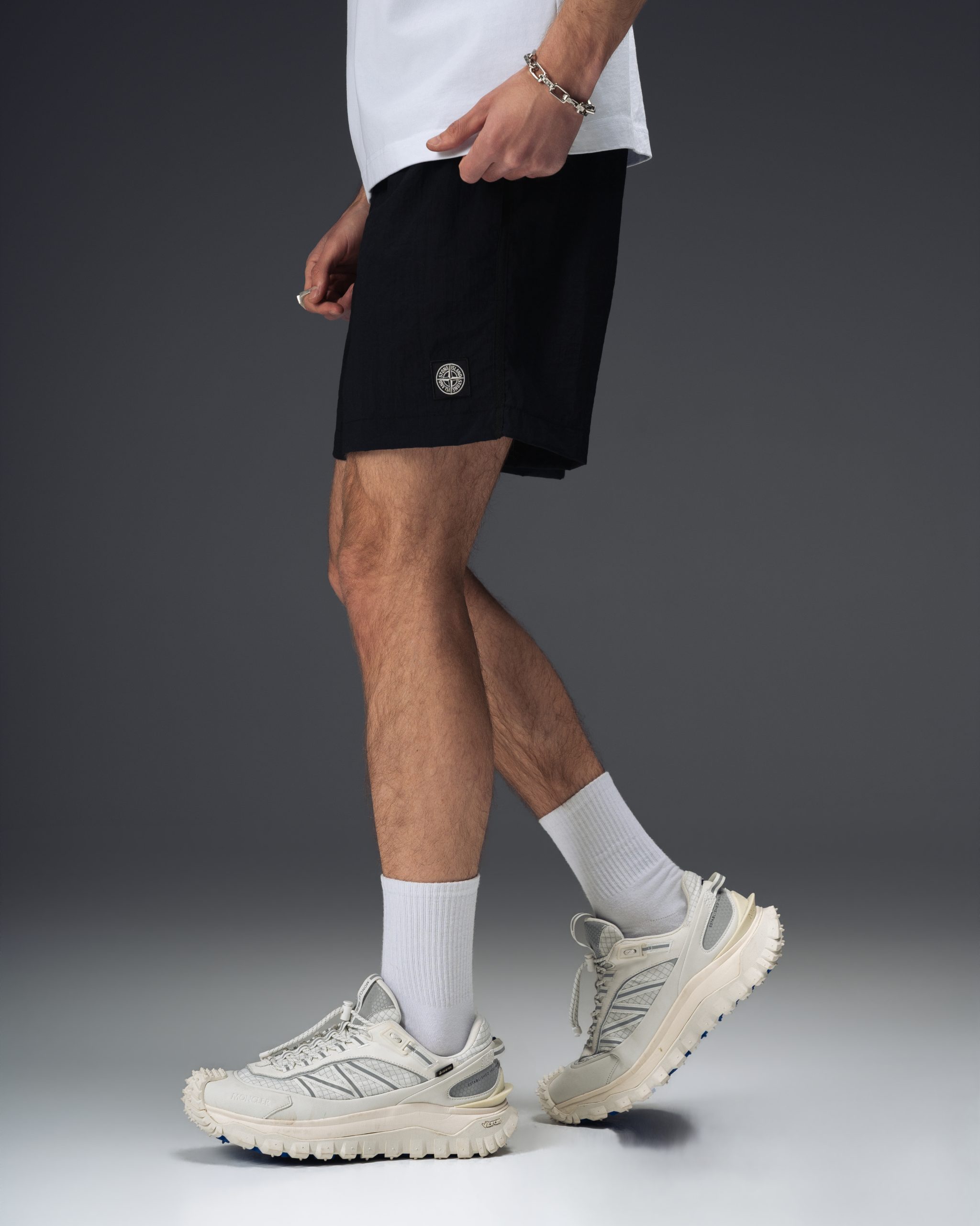 Stone Island Nylon Patch Swim Shorts