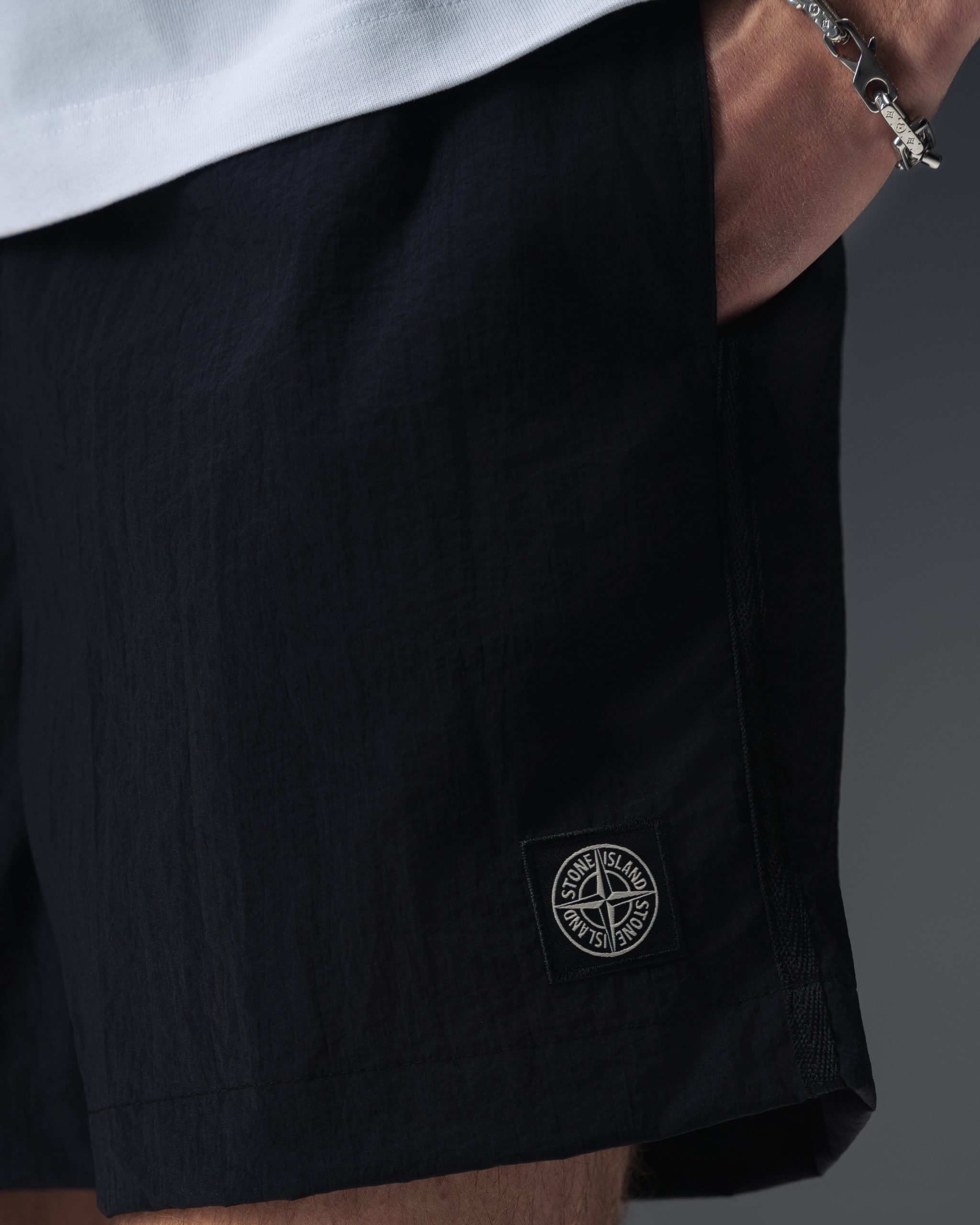 Stone Island Nylon Patch Swim Shorts