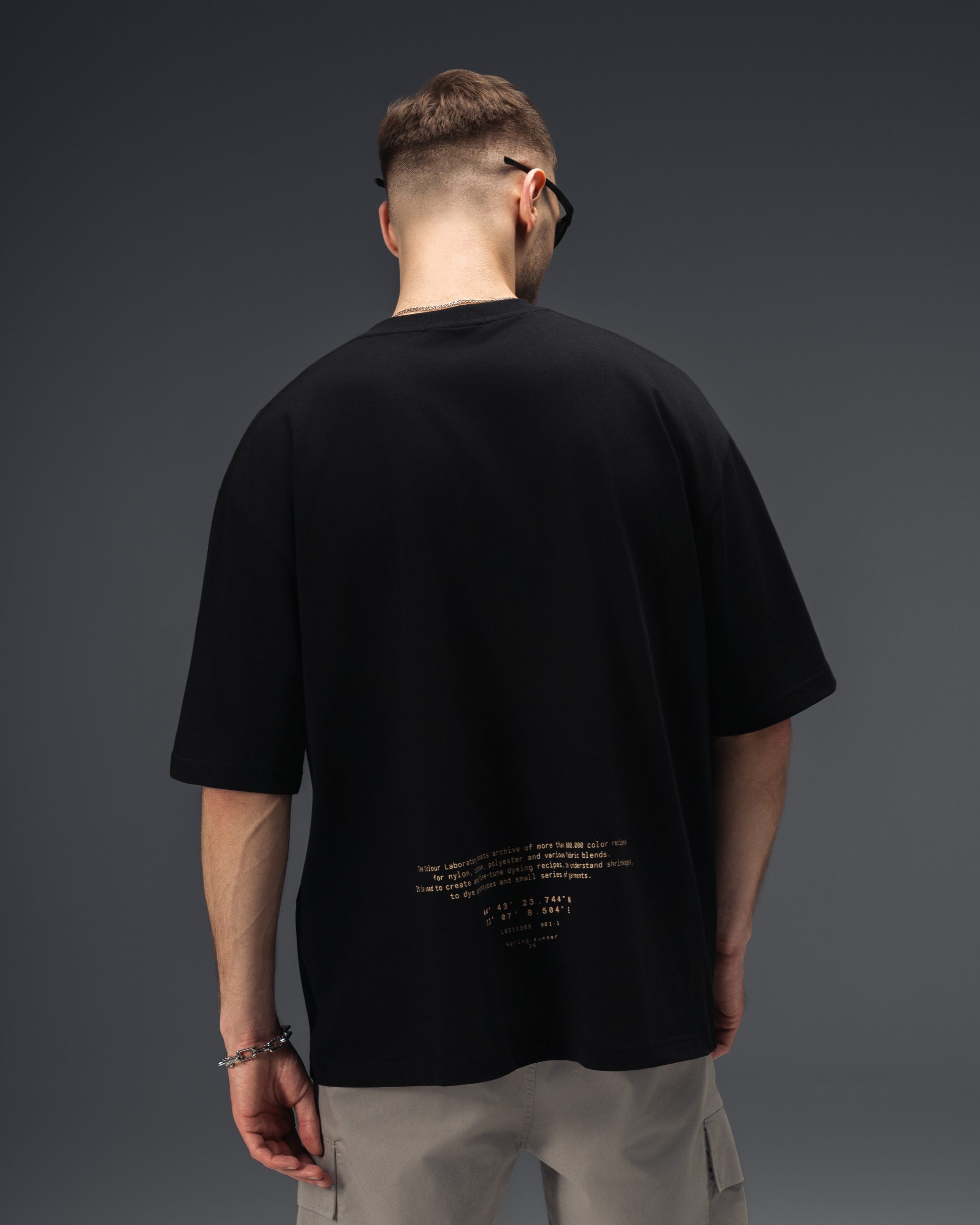 Stone Island Compass Laboratory Black T-Shirt