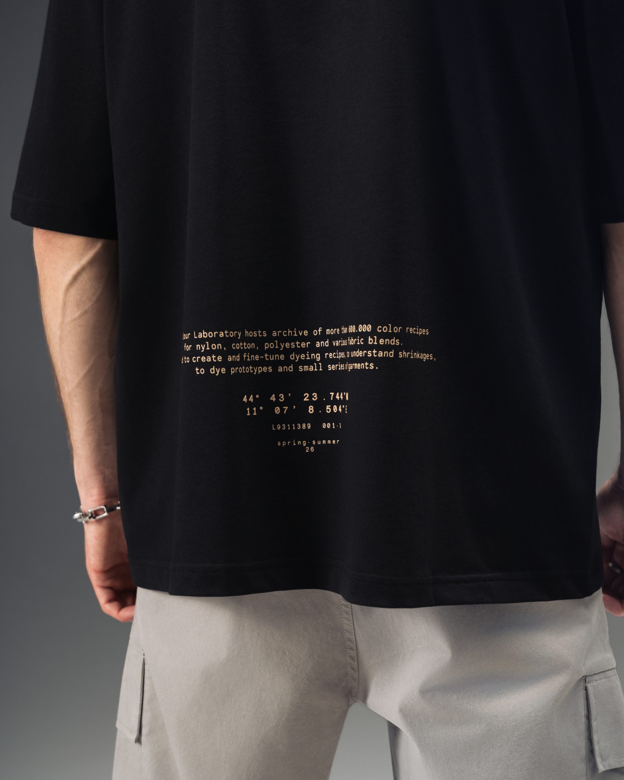 Stone Island Compass Laboratory Black T-Shirt