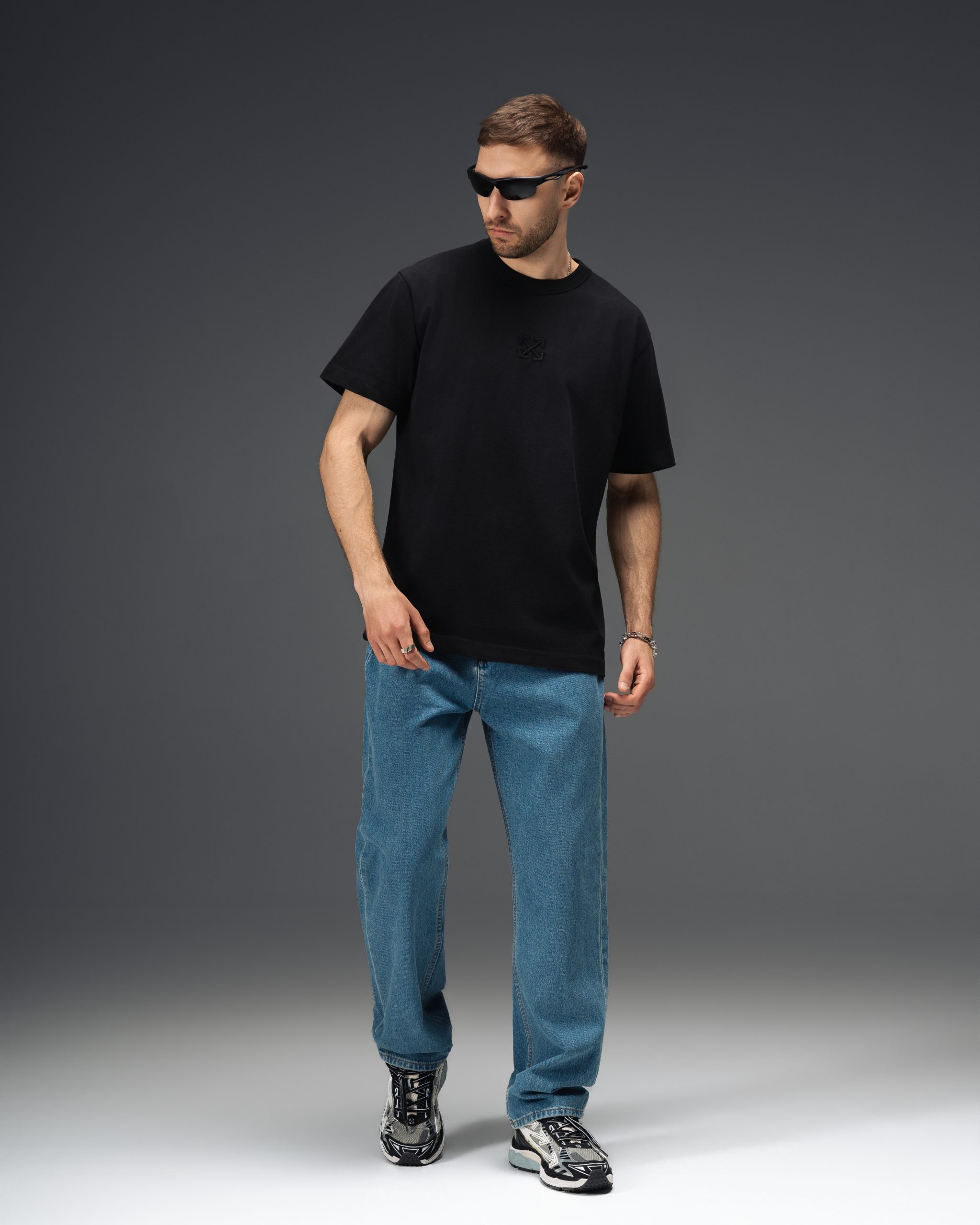 Off-White Shadow Arrows Black T-Shirt