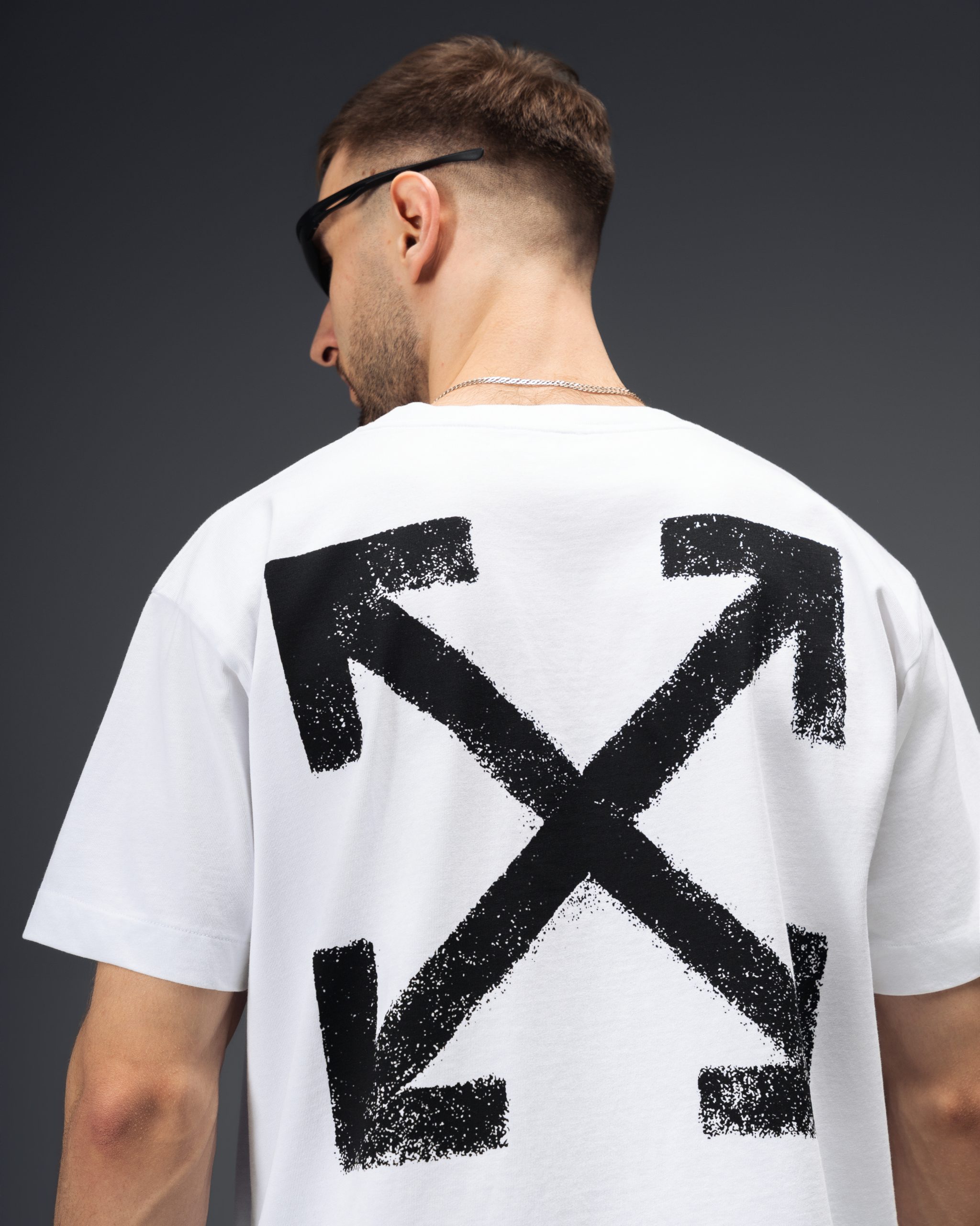 Off-White Spray Cross T-Shirt