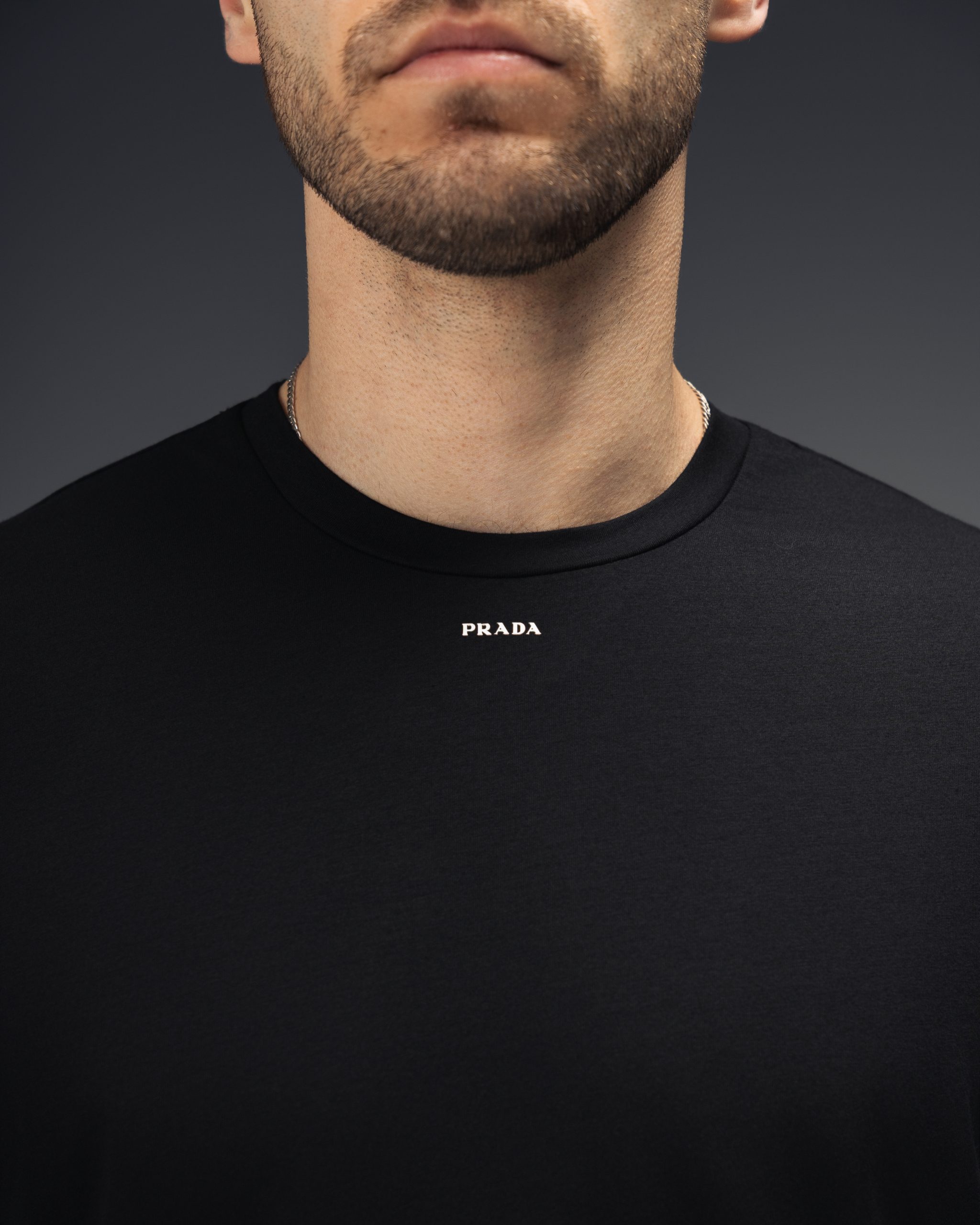 Prada Prada Minimal Prestige Black T-Shirt