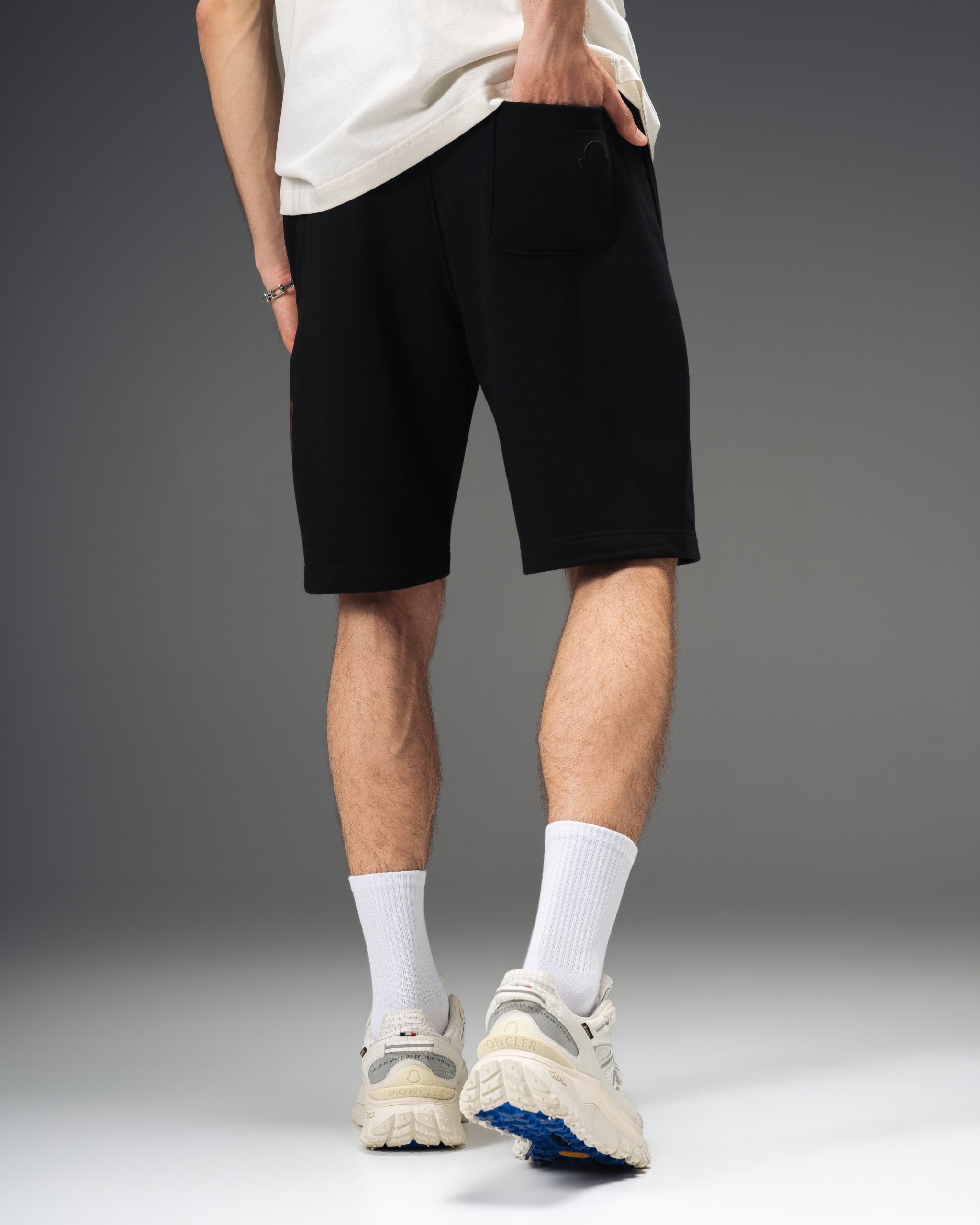 Moncler Varsity Archive Black Shorts