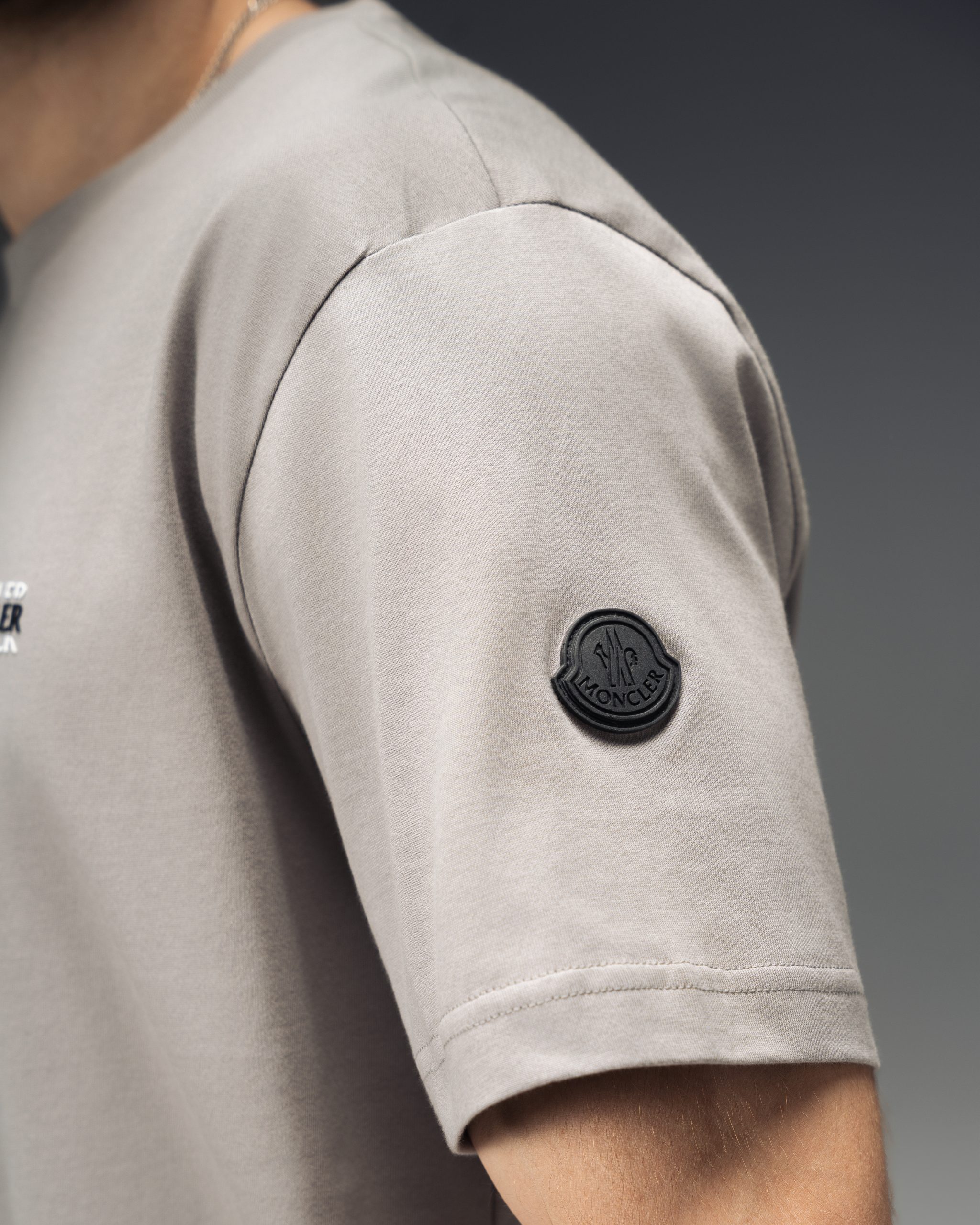 Moncler Shadow Logo Grey T-Shirt