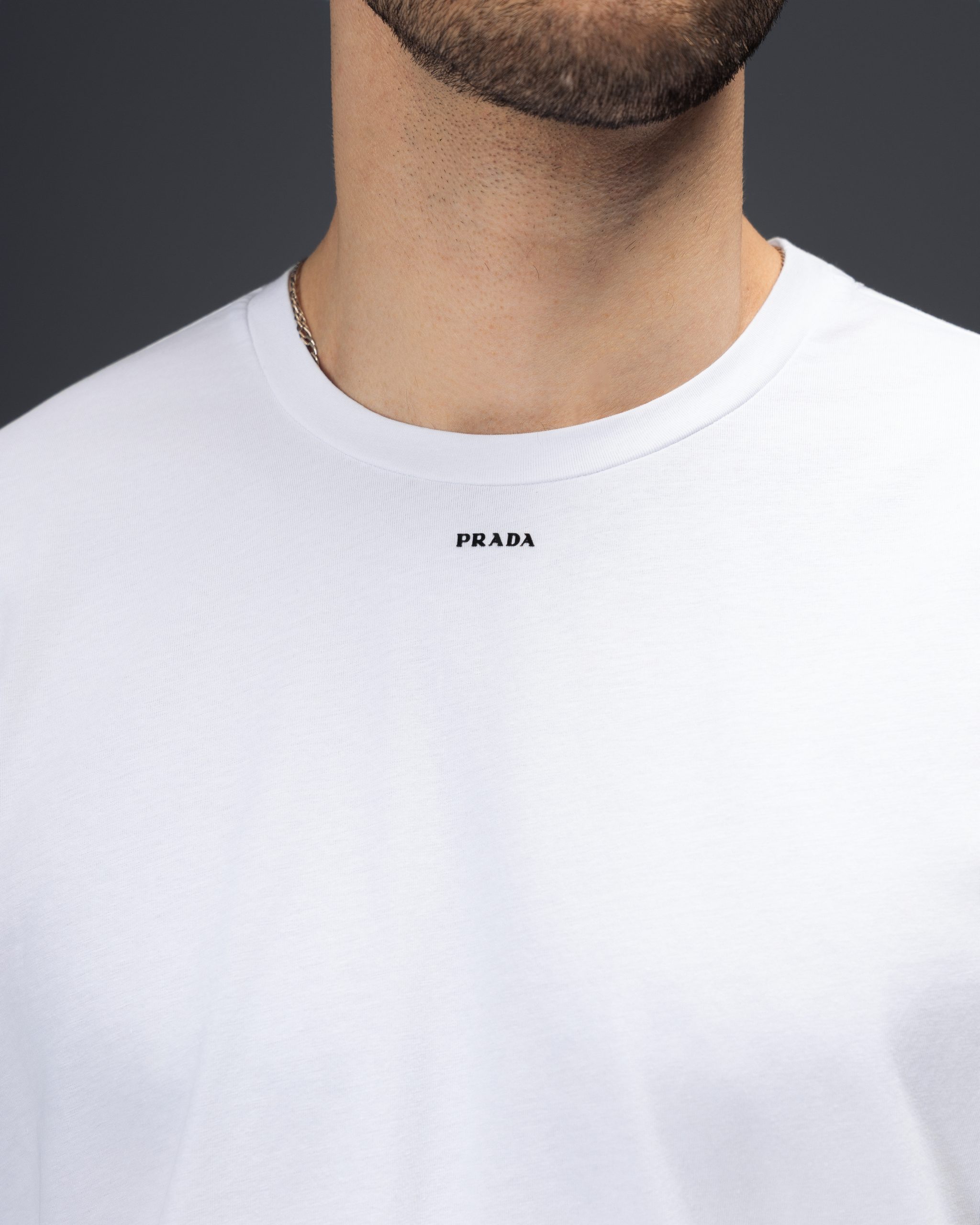 Prada Minimal Signature White T-Shirt