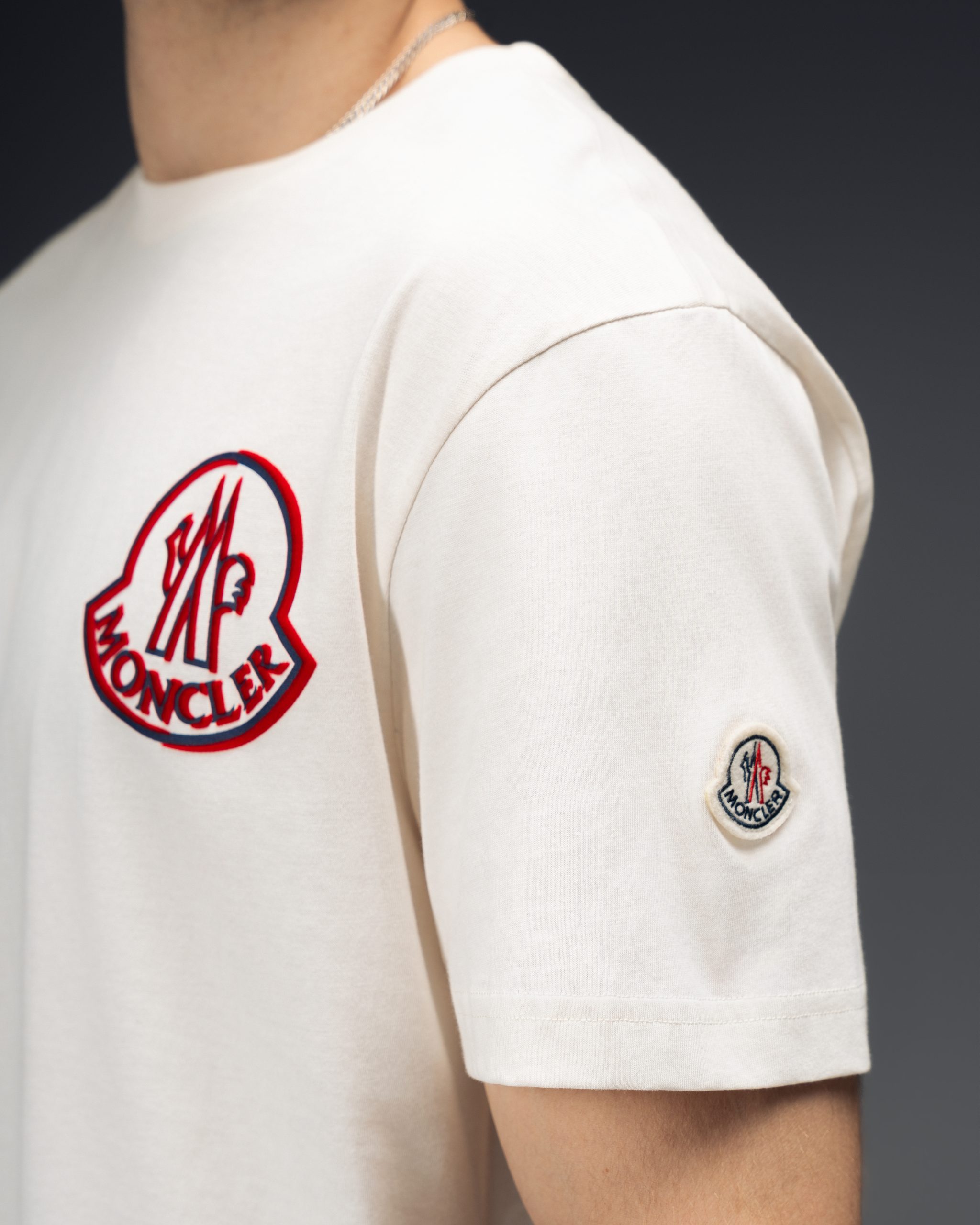 Moncler Heritage Crest Ivory T-Shirt