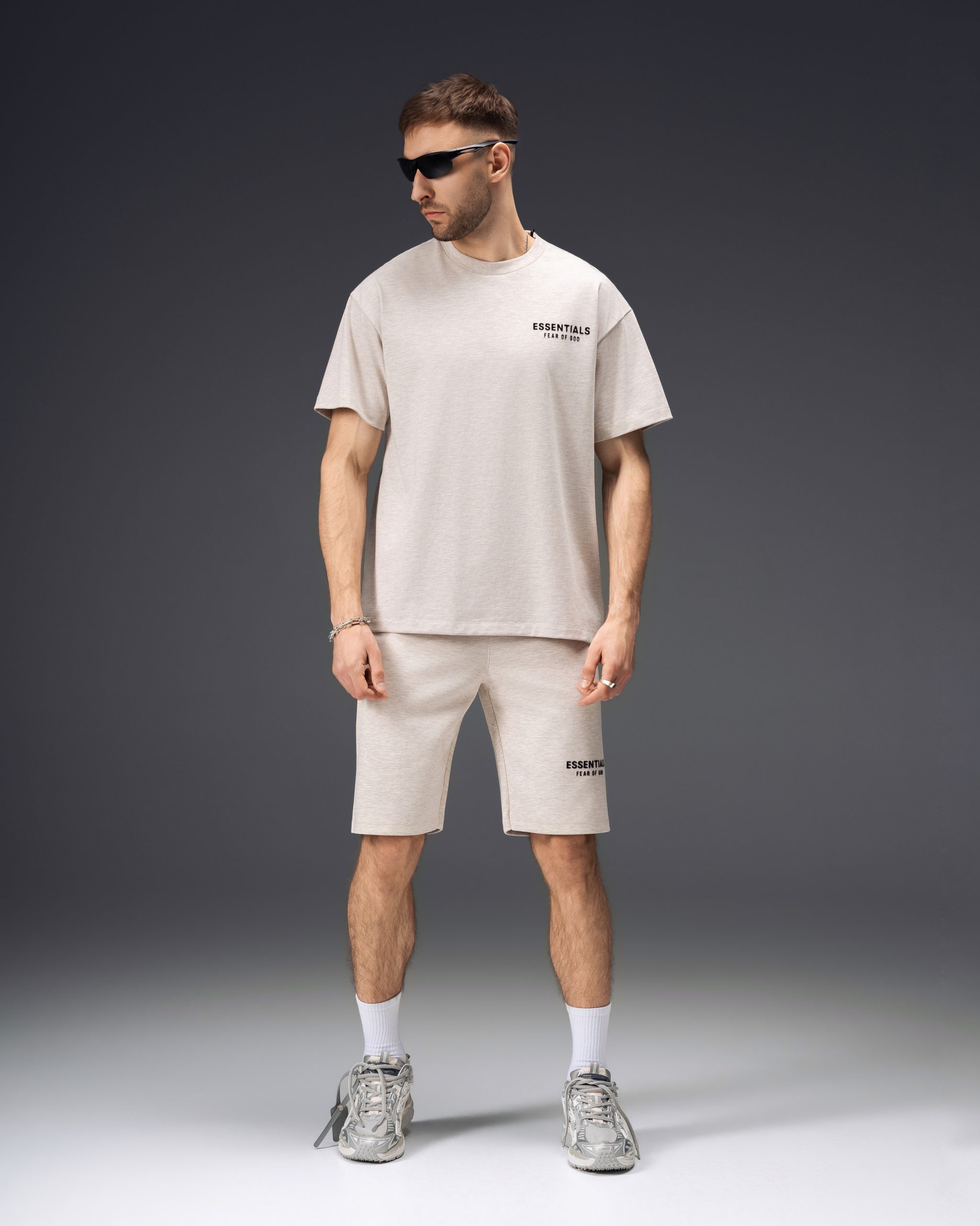 Fear of God Essentials Oatmeal Logo Set