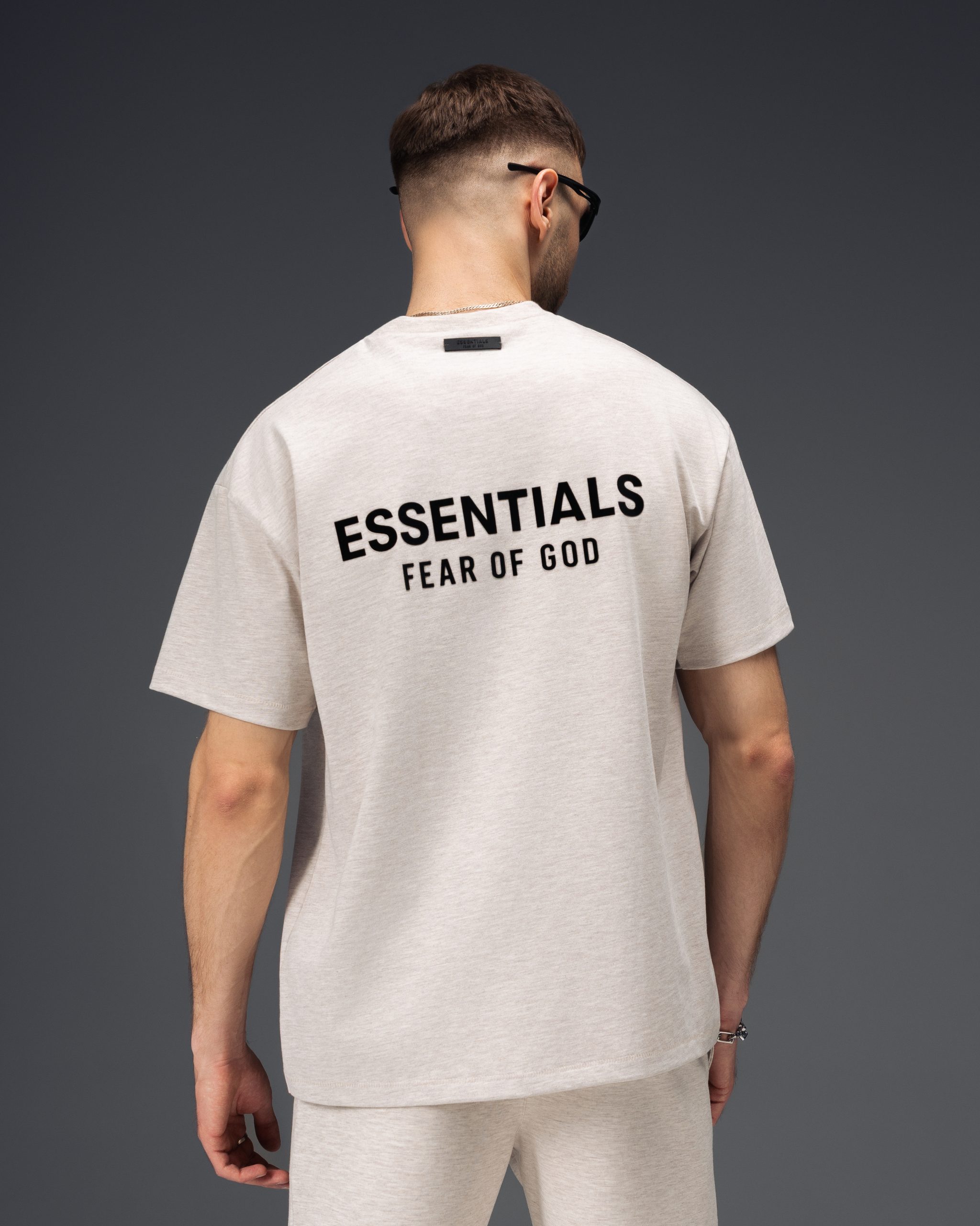 Fear of God Essentials Oatmeal Logo Set