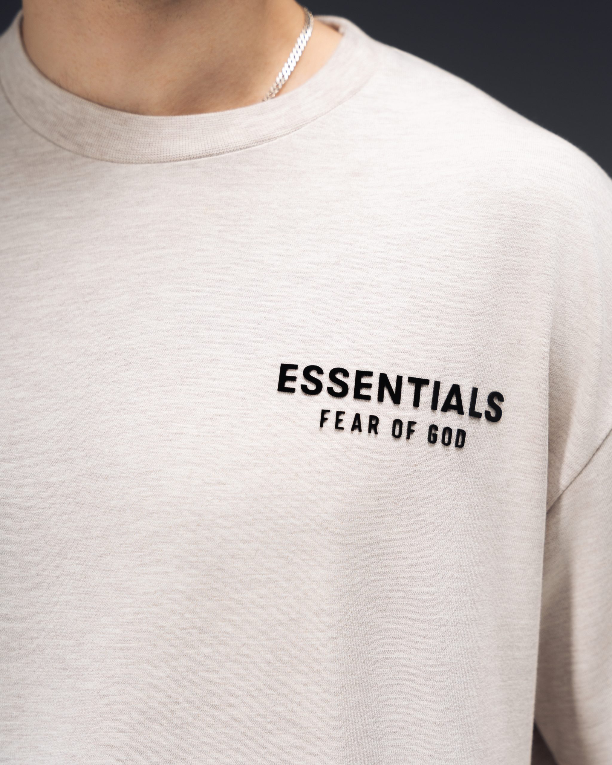 Fear of God Essentials Oatmeal Logo Set