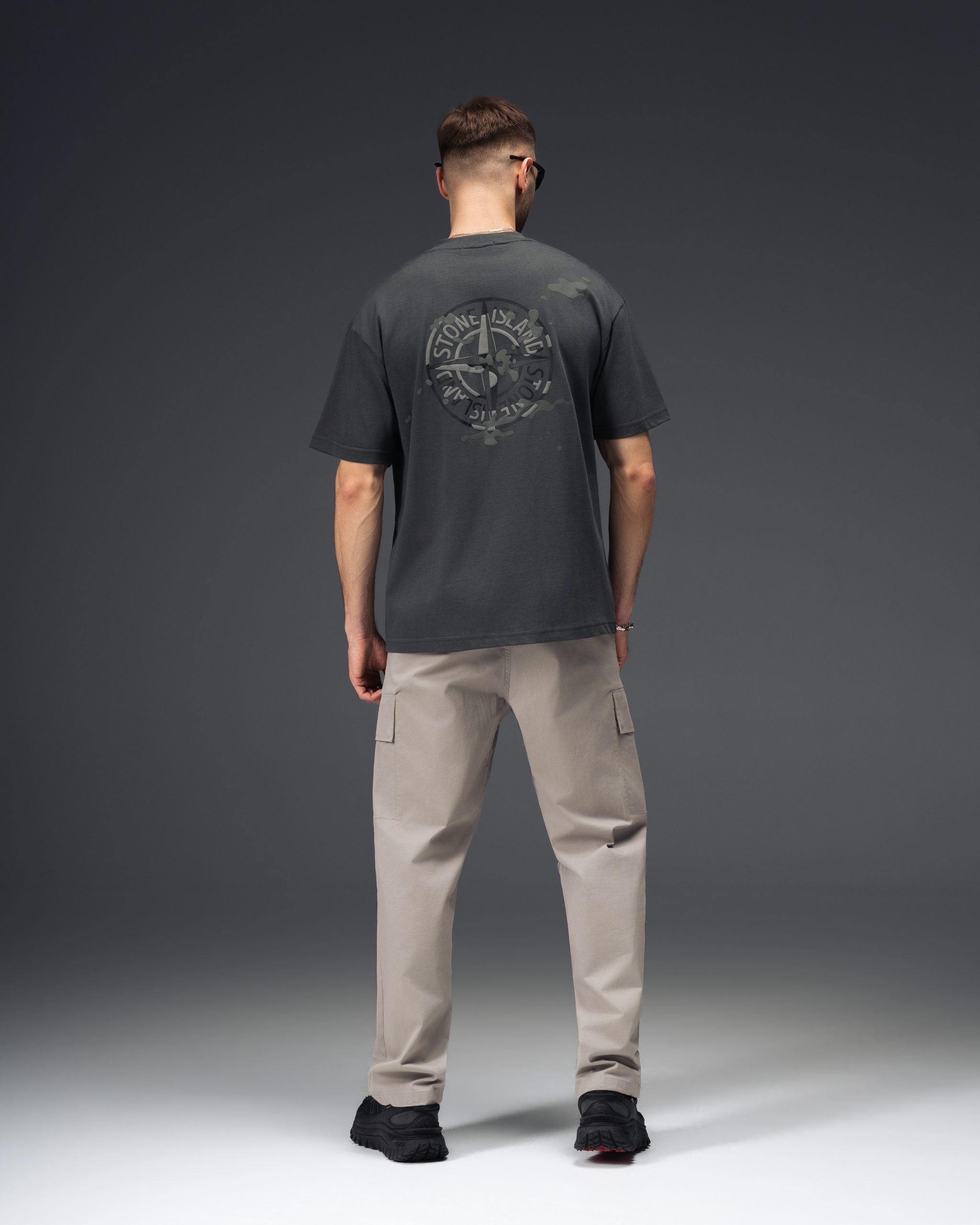 Stone Island Camouflage Compass Graphite Green T-Shirt