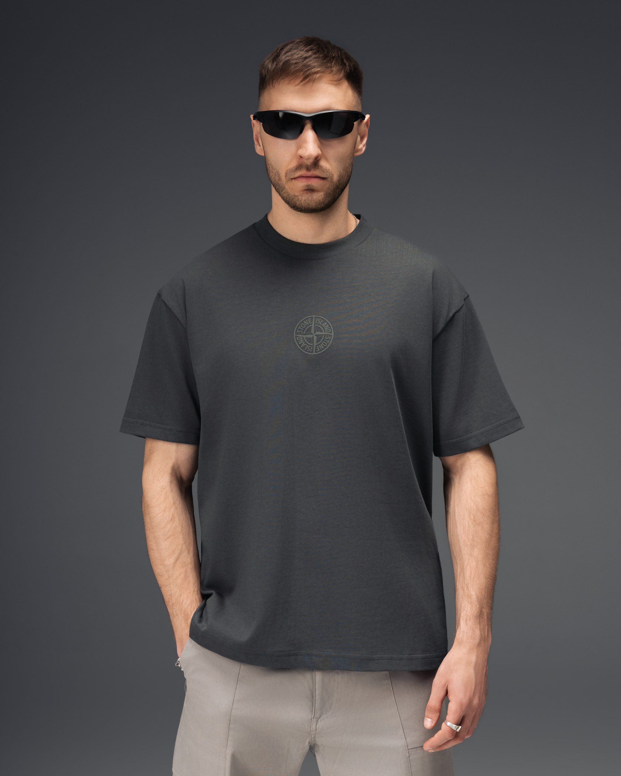 Stone Island Camouflage Compass Graphite Green T-Shirt